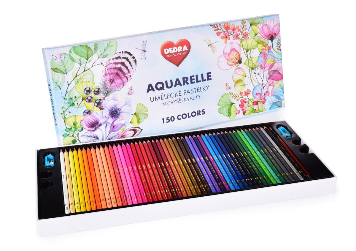 150 ks umelecké akvarelové pastelky najvyššej kvality AQUARELLE