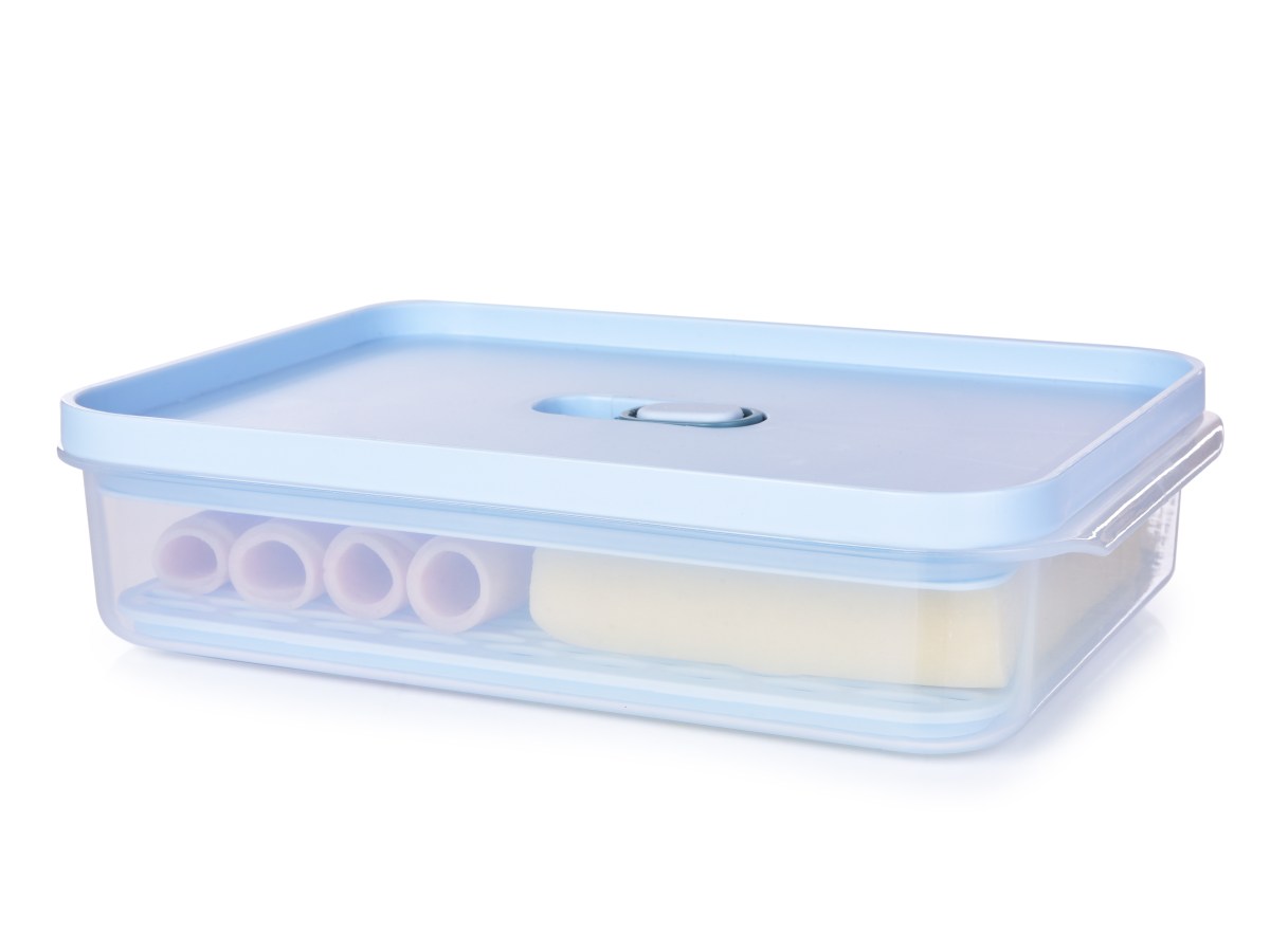 Dóza na potraviny FRESH-ON BOX s priedušnou mriežkou a silikónovým tesnením 800 ml
