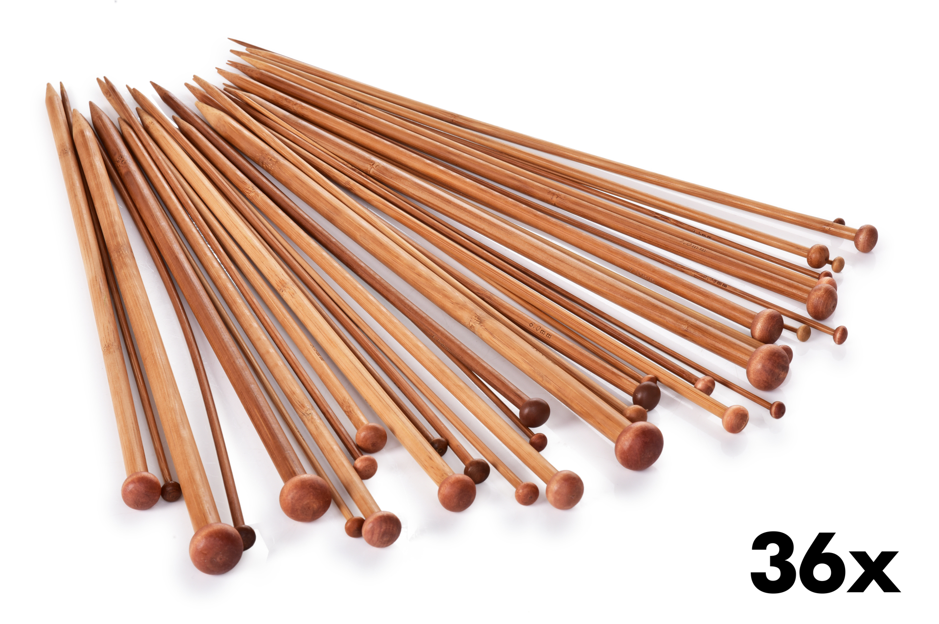 36 szt. zestaw klasycznych bambusowych igie GoEco(R) dugo 34 cm