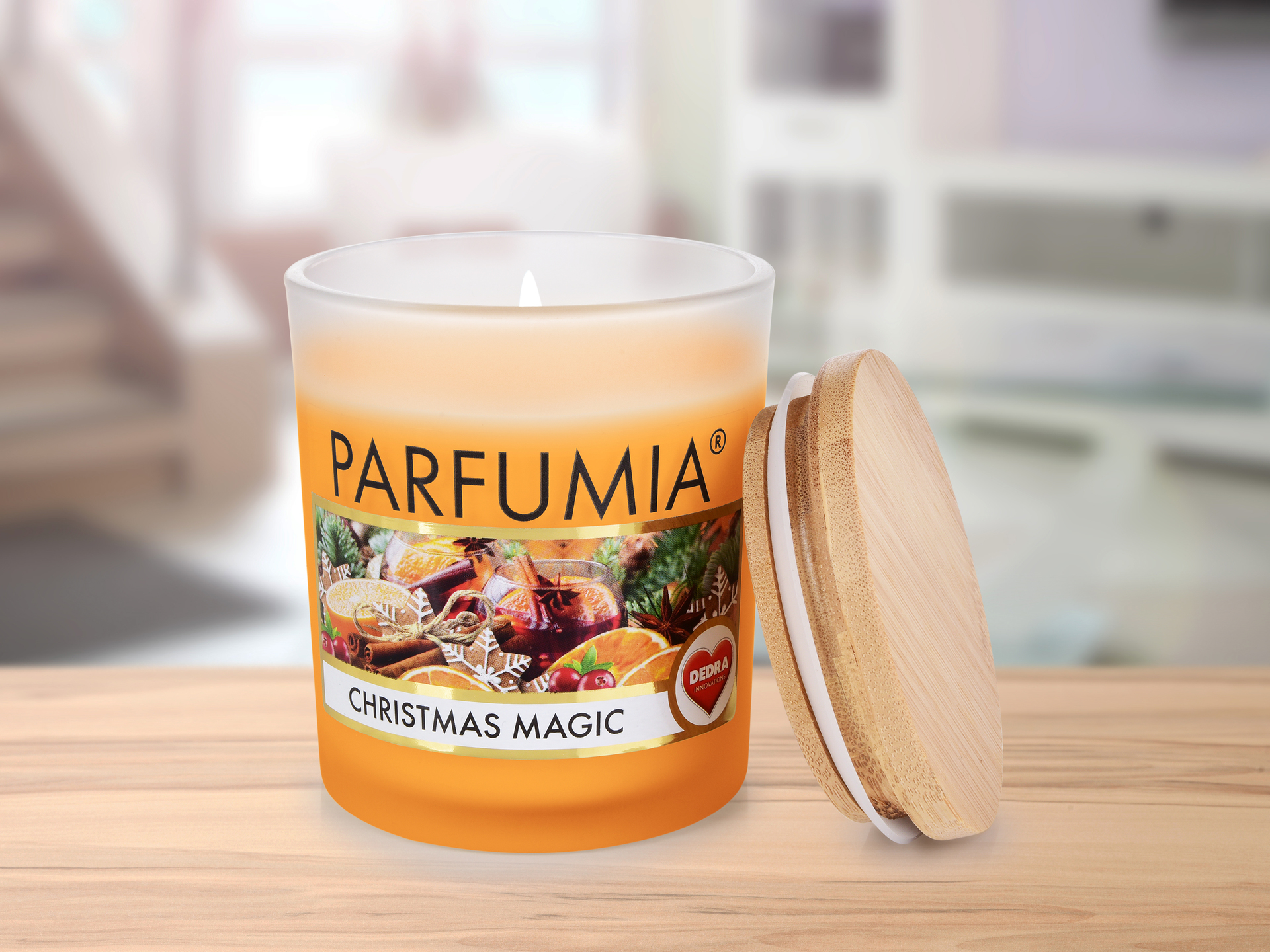 Sójová vonná EKO sviečka PARFUMIA® CHRISTMAS MAGIC