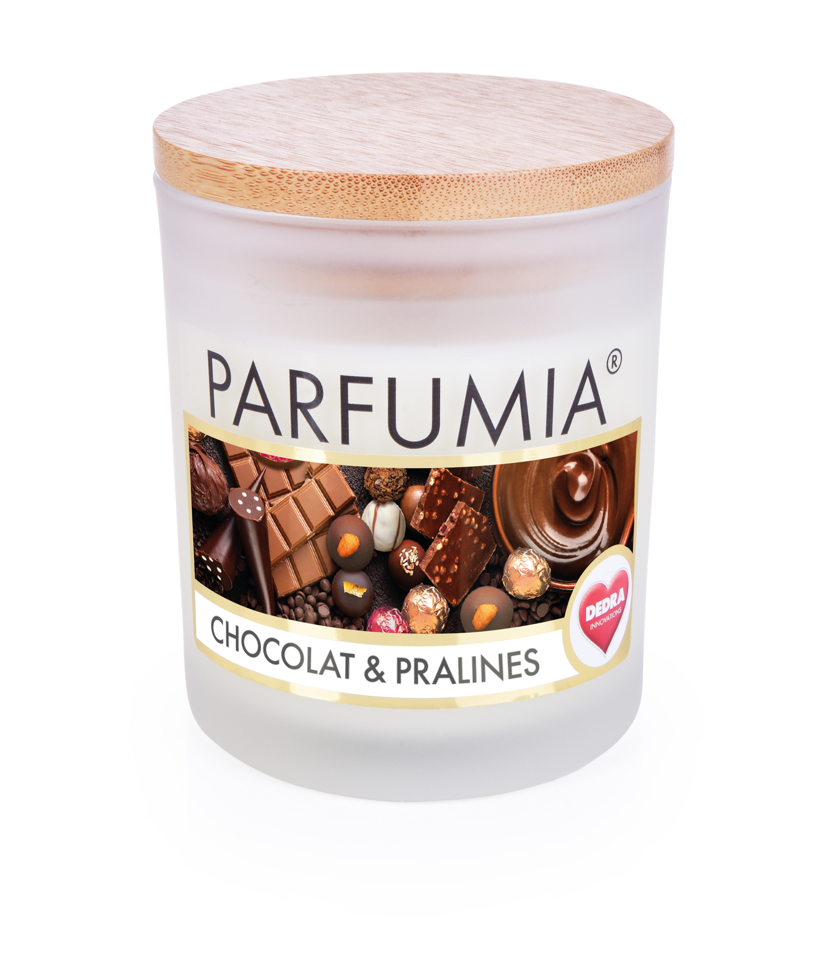 Sójová vonná EKO sviečka PARFUMIA® CHOCOLAT & PRALINES
