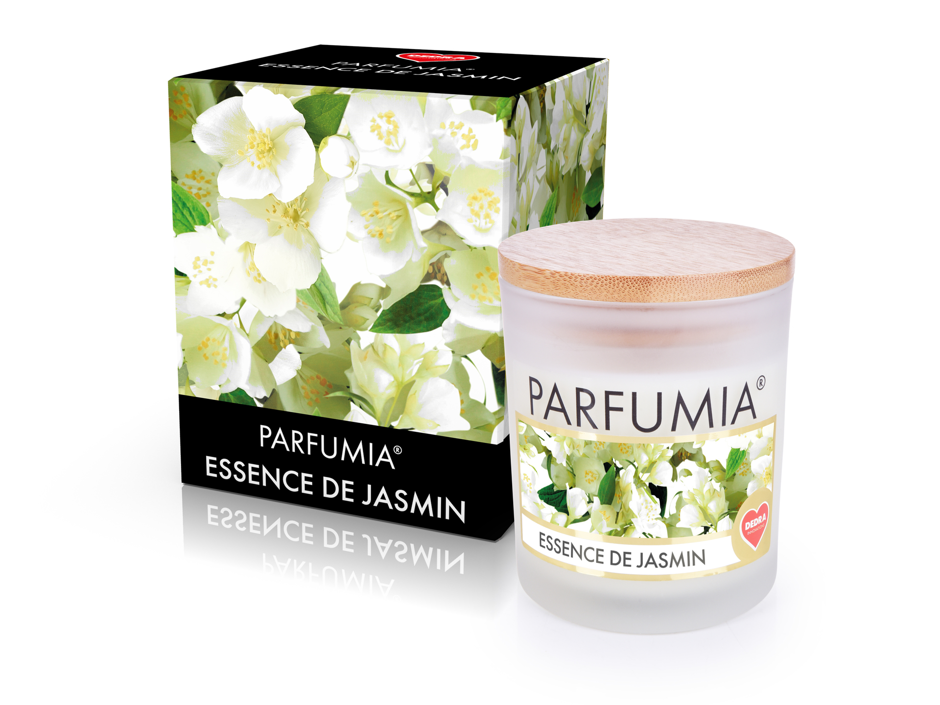 Sójová vonná EKO svíce Parfumia Essence de jasmin