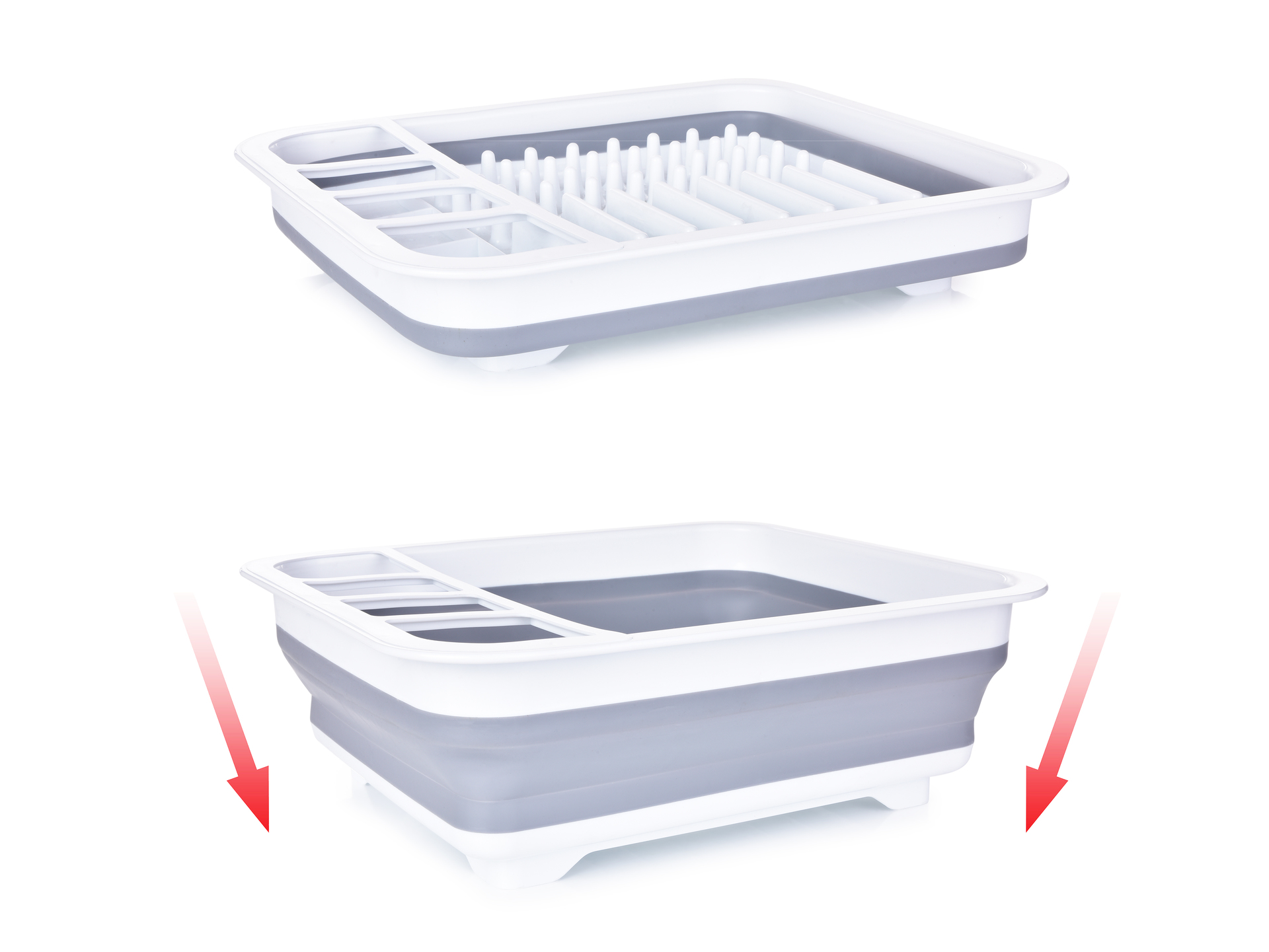 COMPACTOR | skládací odkapávač na nádobí | kompaktní sušák | 36 × 31 × 12 cm