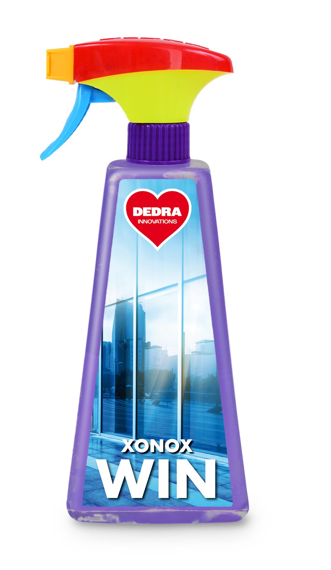 XONOX WIN | Piankowy p�yn do czyszczenia okien, szyb i luster | zapach JUICY SUMMER 500 ml