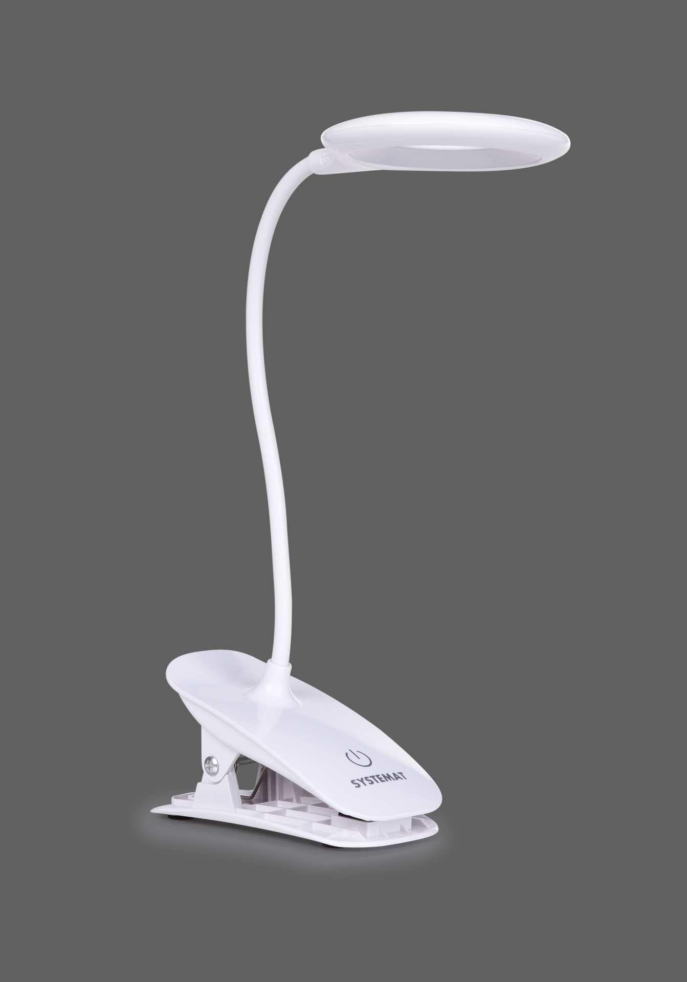 LED dotykowa adowana lampka stoowa z przypinanym klipsem FLEXIBLE