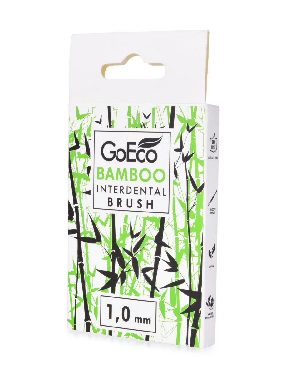 6 ks medzizubná kefka GoEco® BAMBOO z bambusu