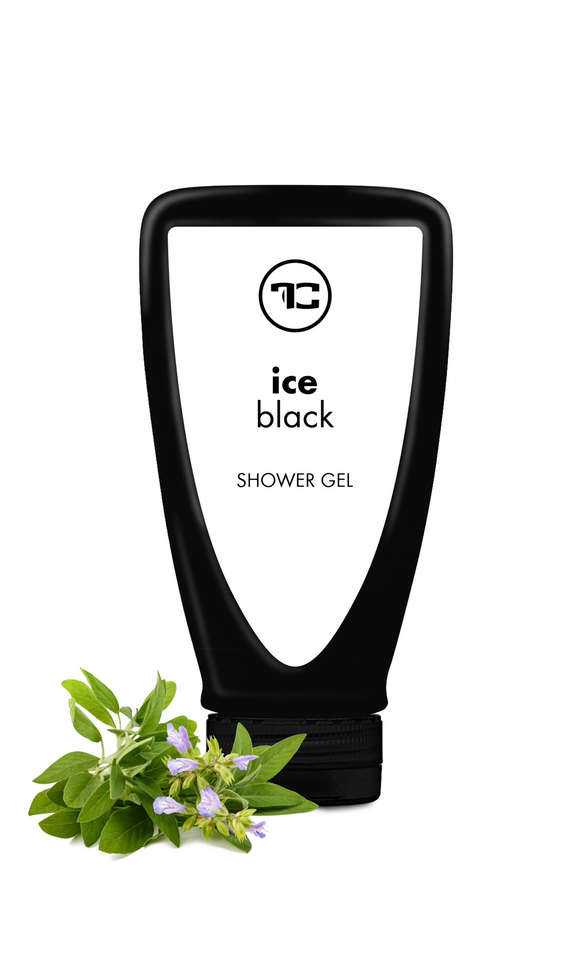 Penivý sprchový gél s broskyňovým olejom - ICE BLACK