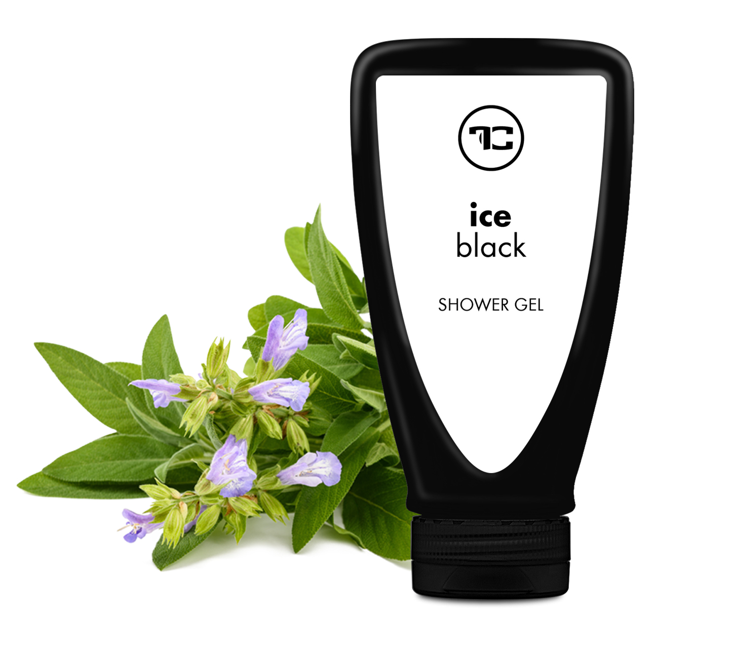Pěnivý sprchový gel s broskvovým olejem, ICE BLACK