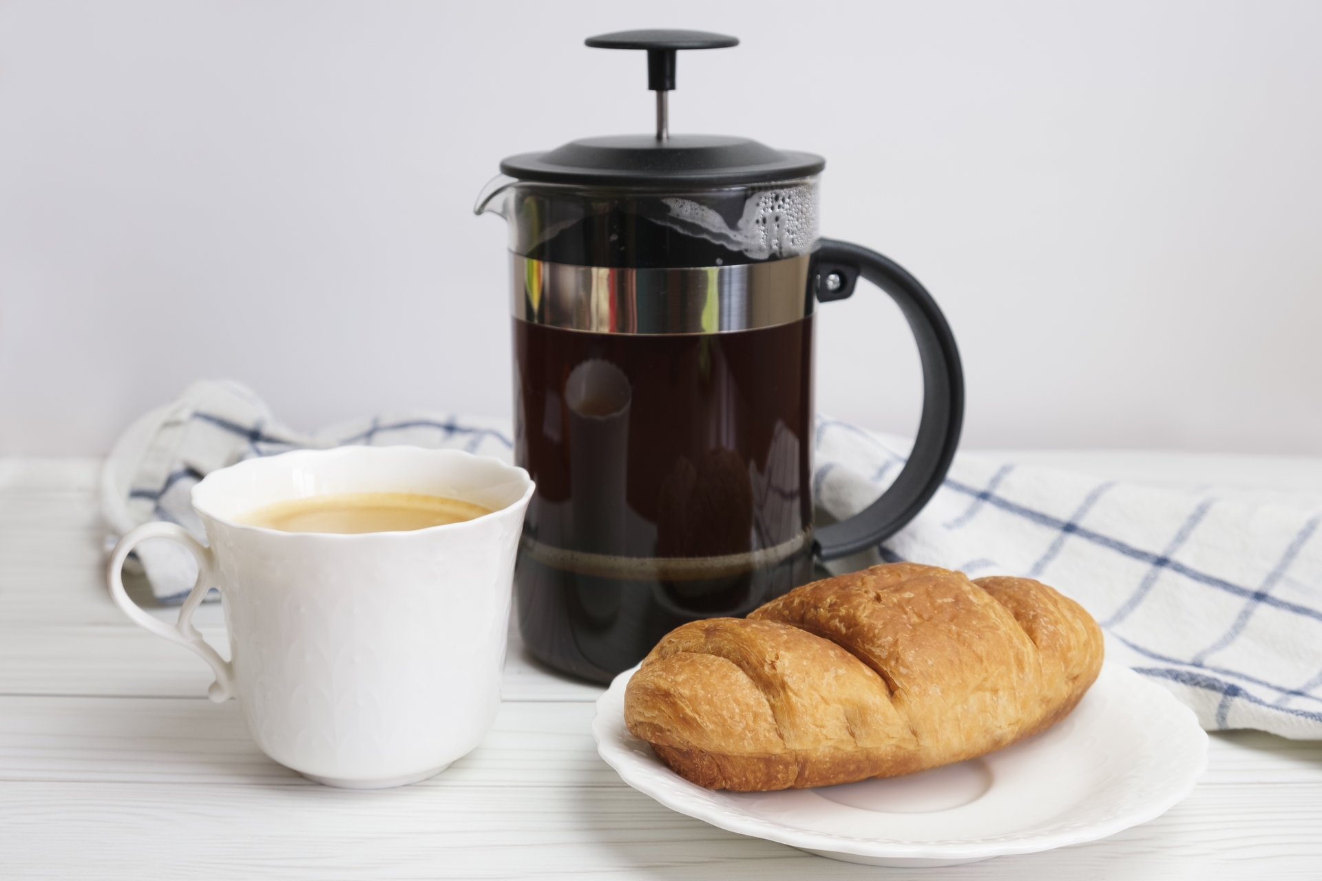 FRENCH PRESS kanvica na kávu a čaj z borosilikátového skla