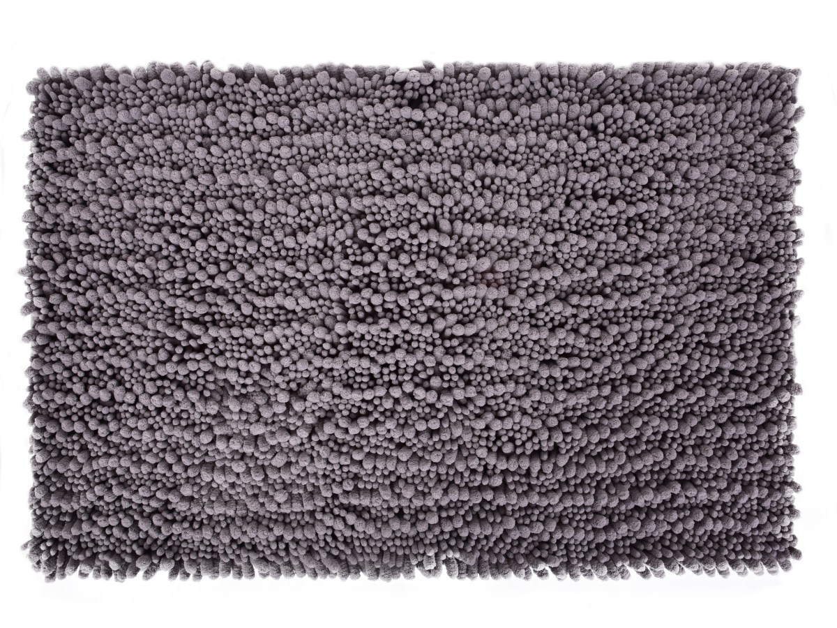 Koupelnová předložka 3D Coral sasanka, šedá, 80 x 50 cm