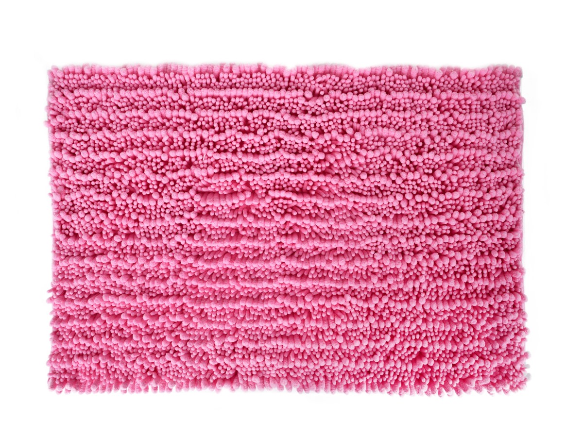 Koupelnová předložka 3D Coral sasanka, růžová, 80 x 50 cm