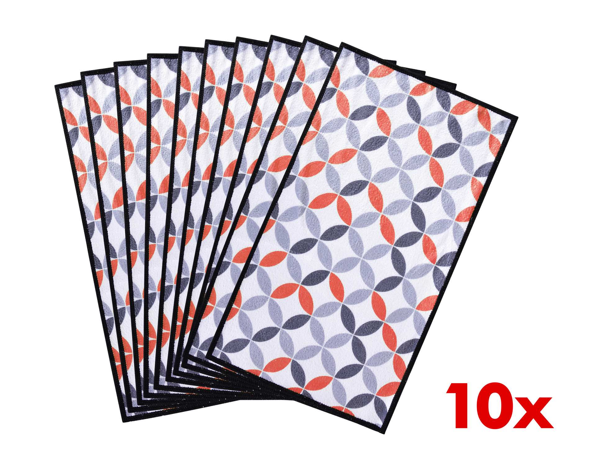 10 ks ultrasavé textilní kuchyňské utěrky GoEco® NEPAPÍR®