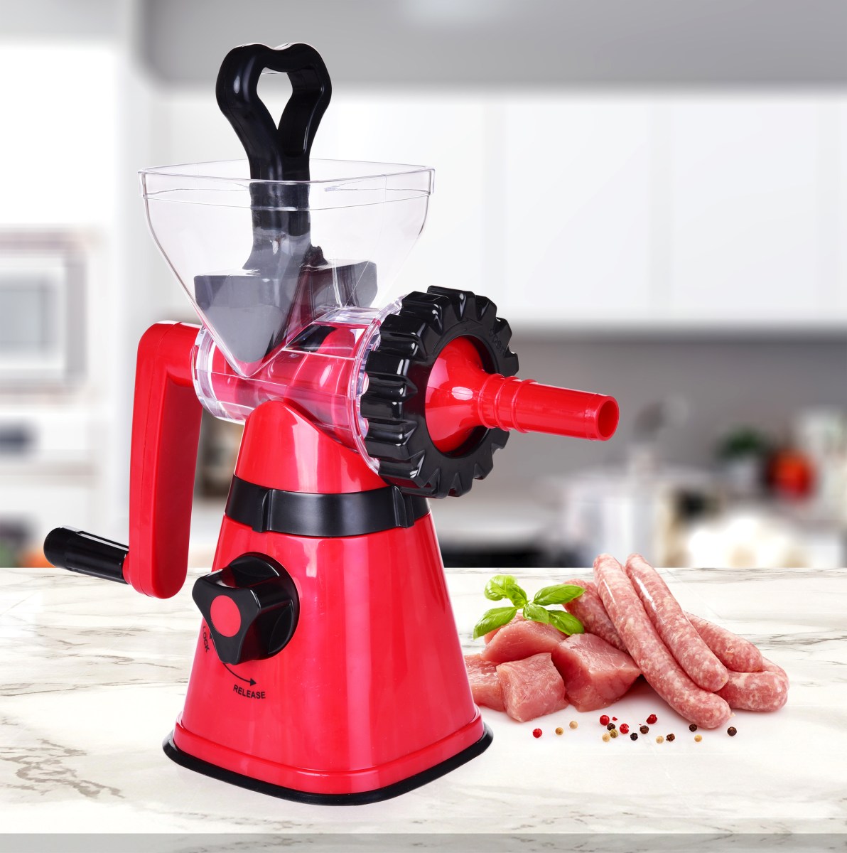 GOLEM veľký ručný mlynček na mäso