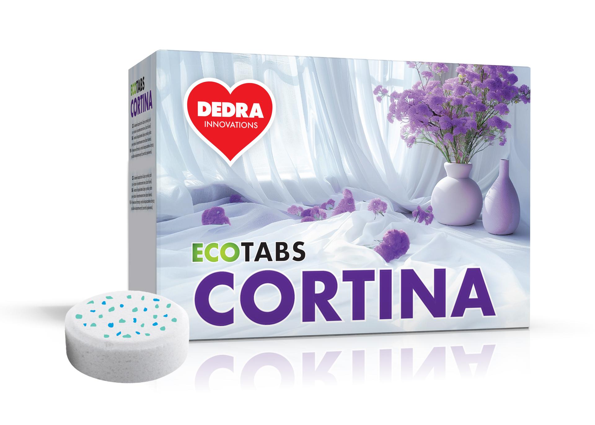 CORTINA TABS | Prací tablety na záclony, krajky & bílé spodní prádlo | 8 praní