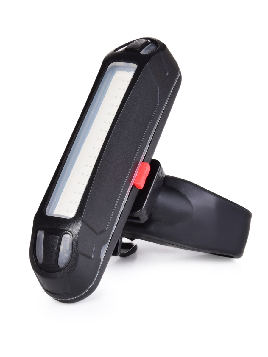 DA34131-Nabíjací USB intenzívne LED červené svetlo na bicykel