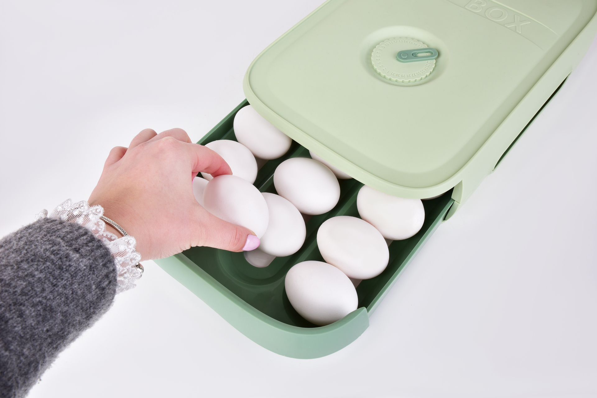 EGGY samospádový box na vajíčka