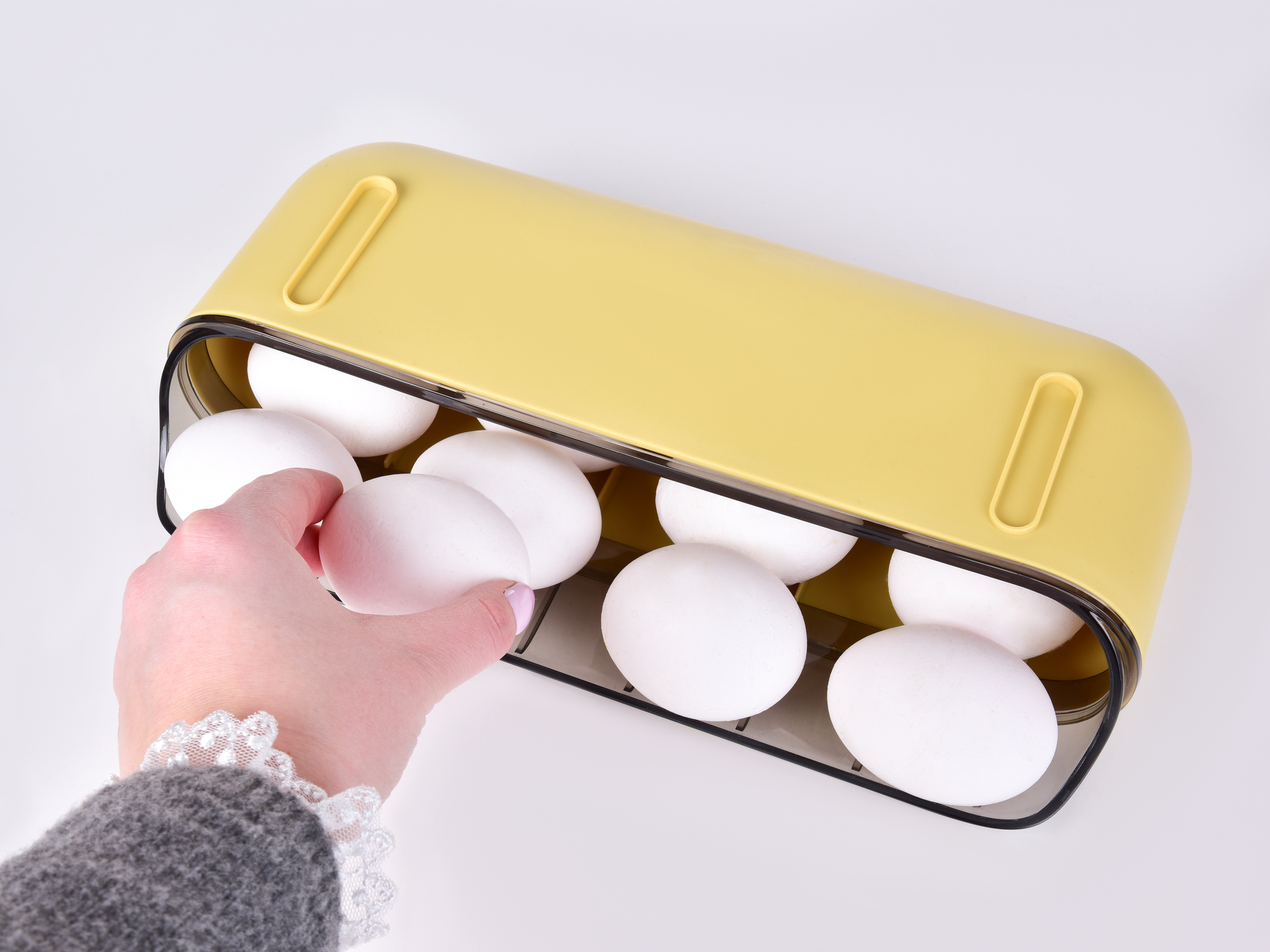 EGGY samospádový box na vajíčka