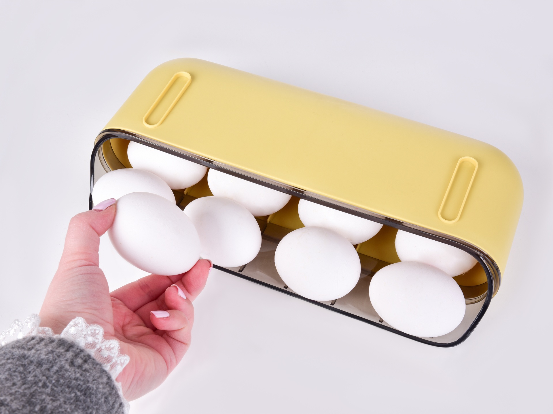 EGGY samospádový box na vajíčka