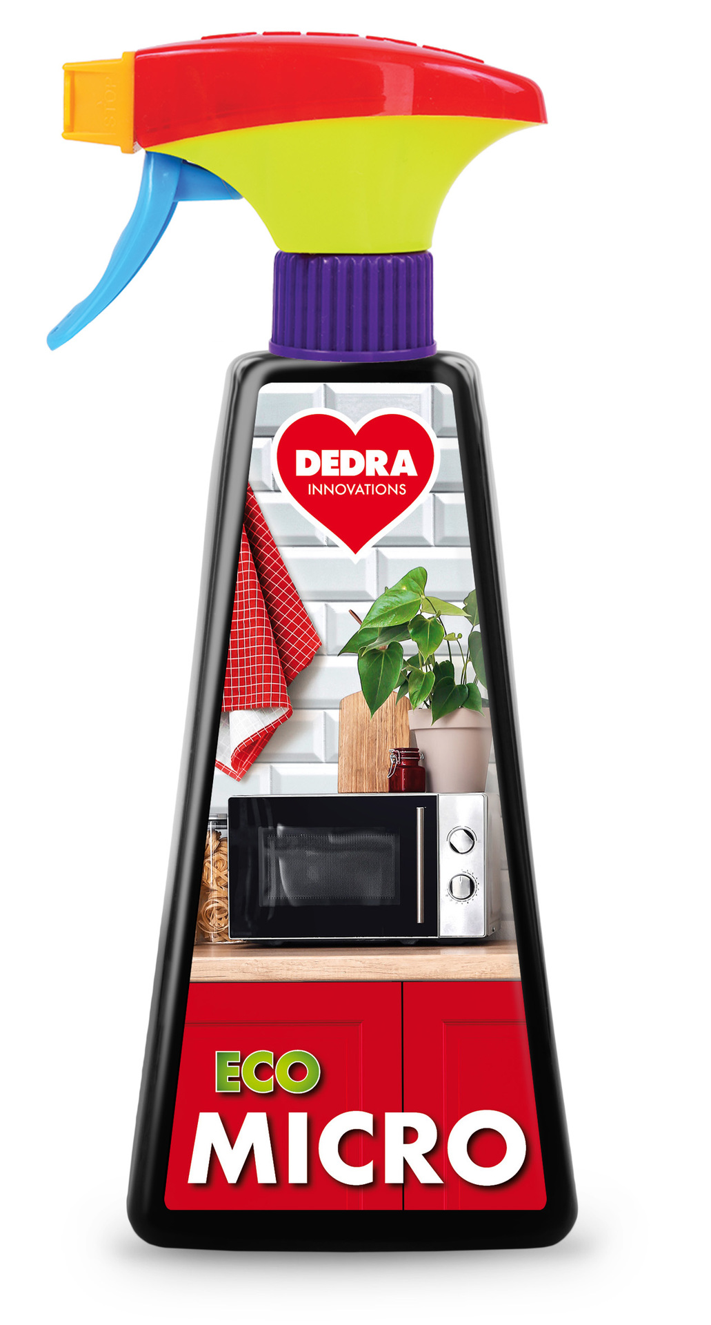 Levně MICRO | pěnový čistič na mikrovlnné & parní trouby | extra odmašťovací síla | 500 ml