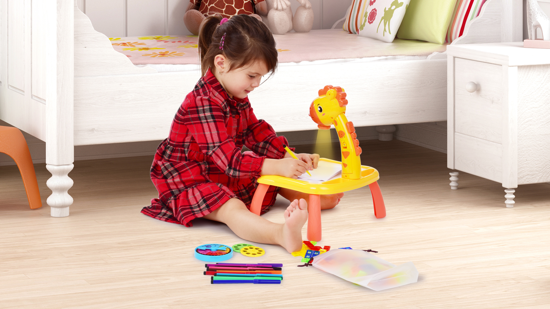 ŽIRAFA 2v1 projektor a logická hra