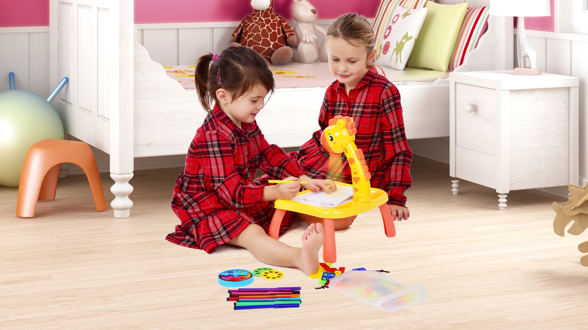 ŽIRAFA 2v1 projektor a logická hra