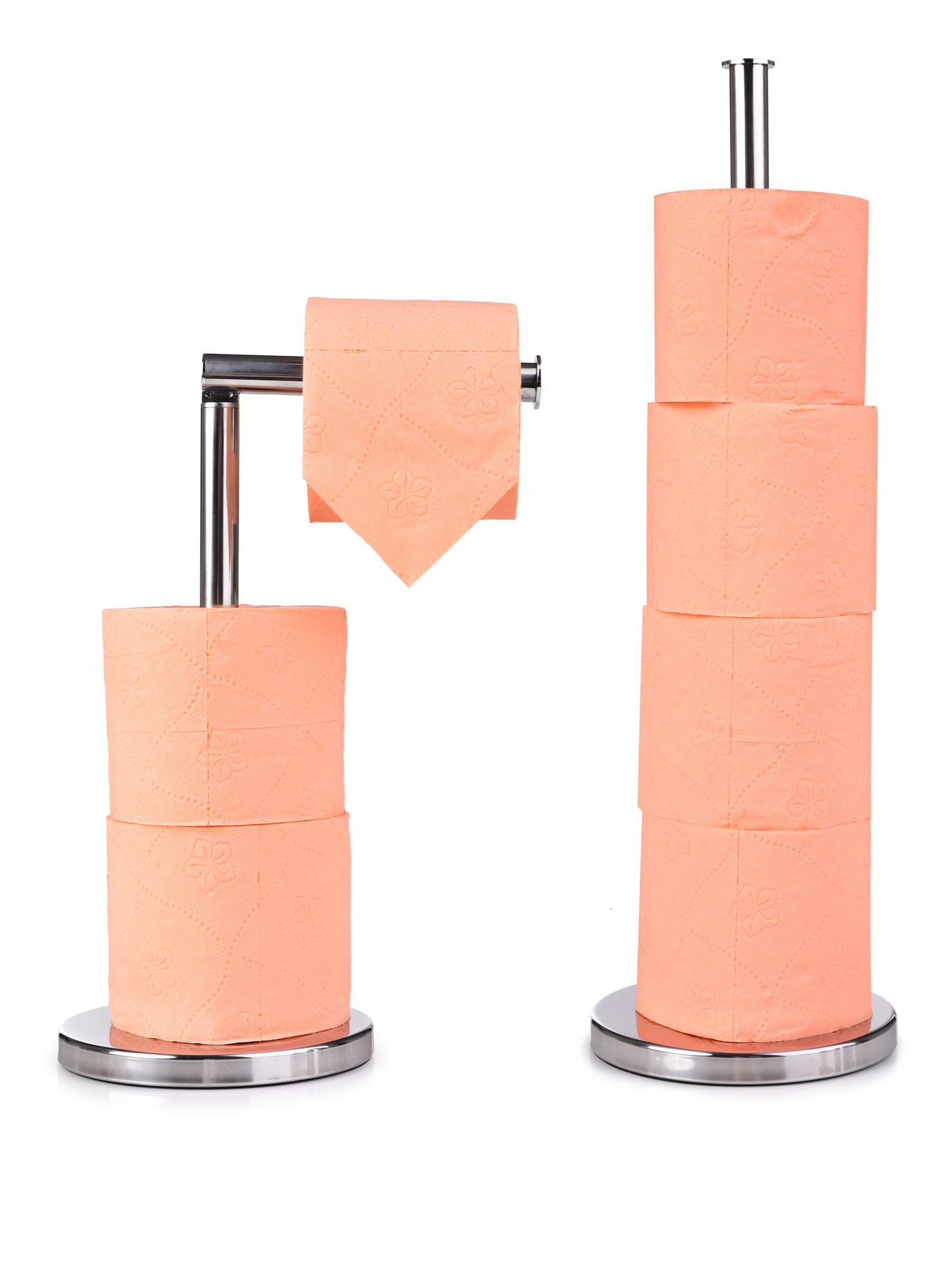 2w1 nierdzewny stojak i uchwyt na papier toaletowy GoEco(R)