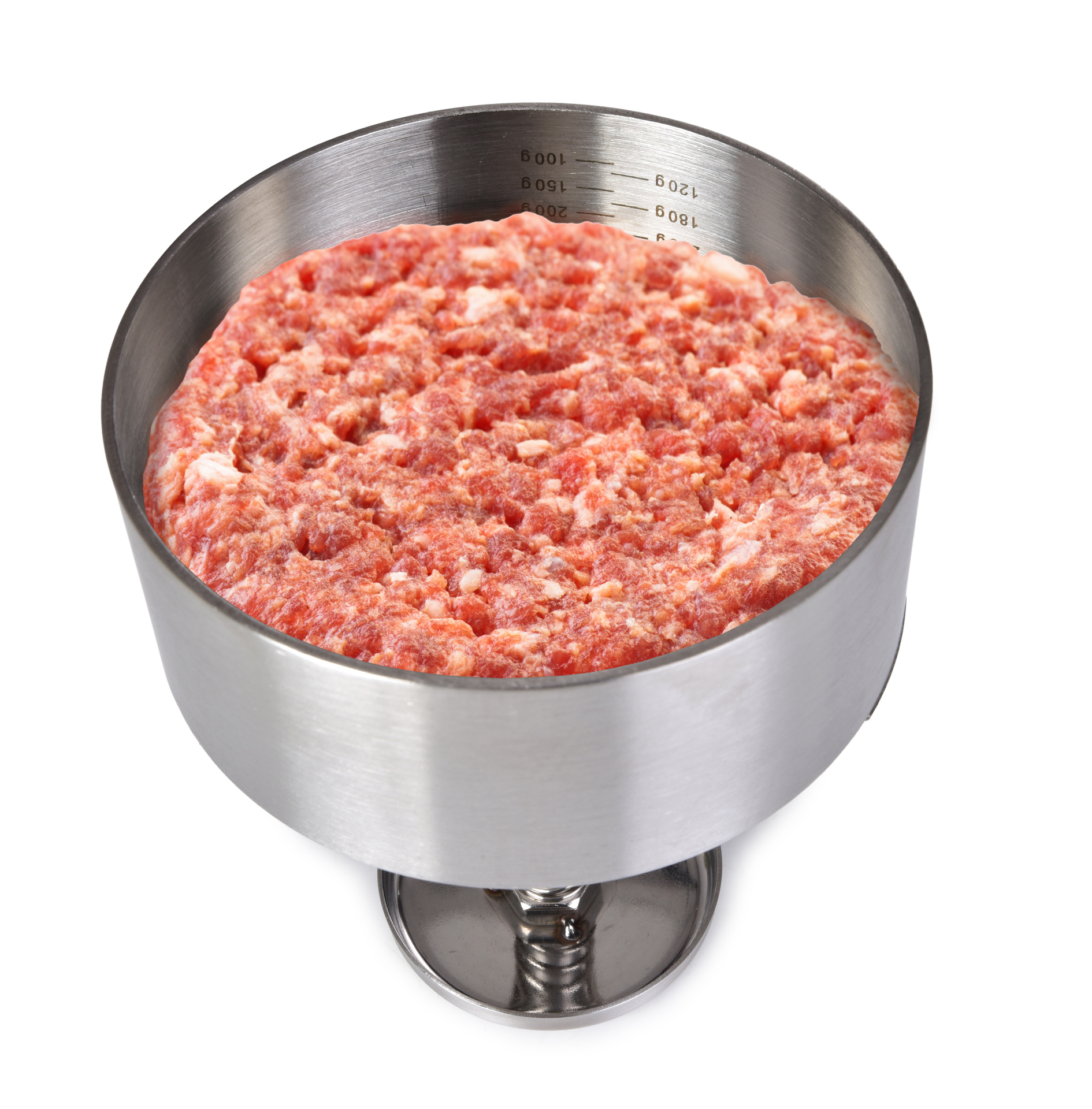 HAMBÁTOR CHEF nerezový masívny lis na fašírky, hamburgery a placky
