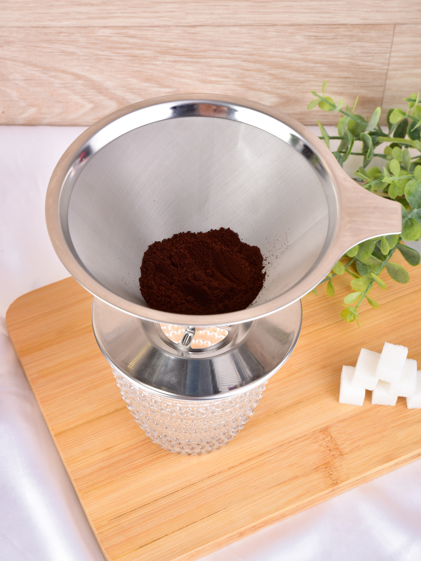 DA35282-Celonerezový DRIPPER- filter na prípravu prekvapkávanej kávy