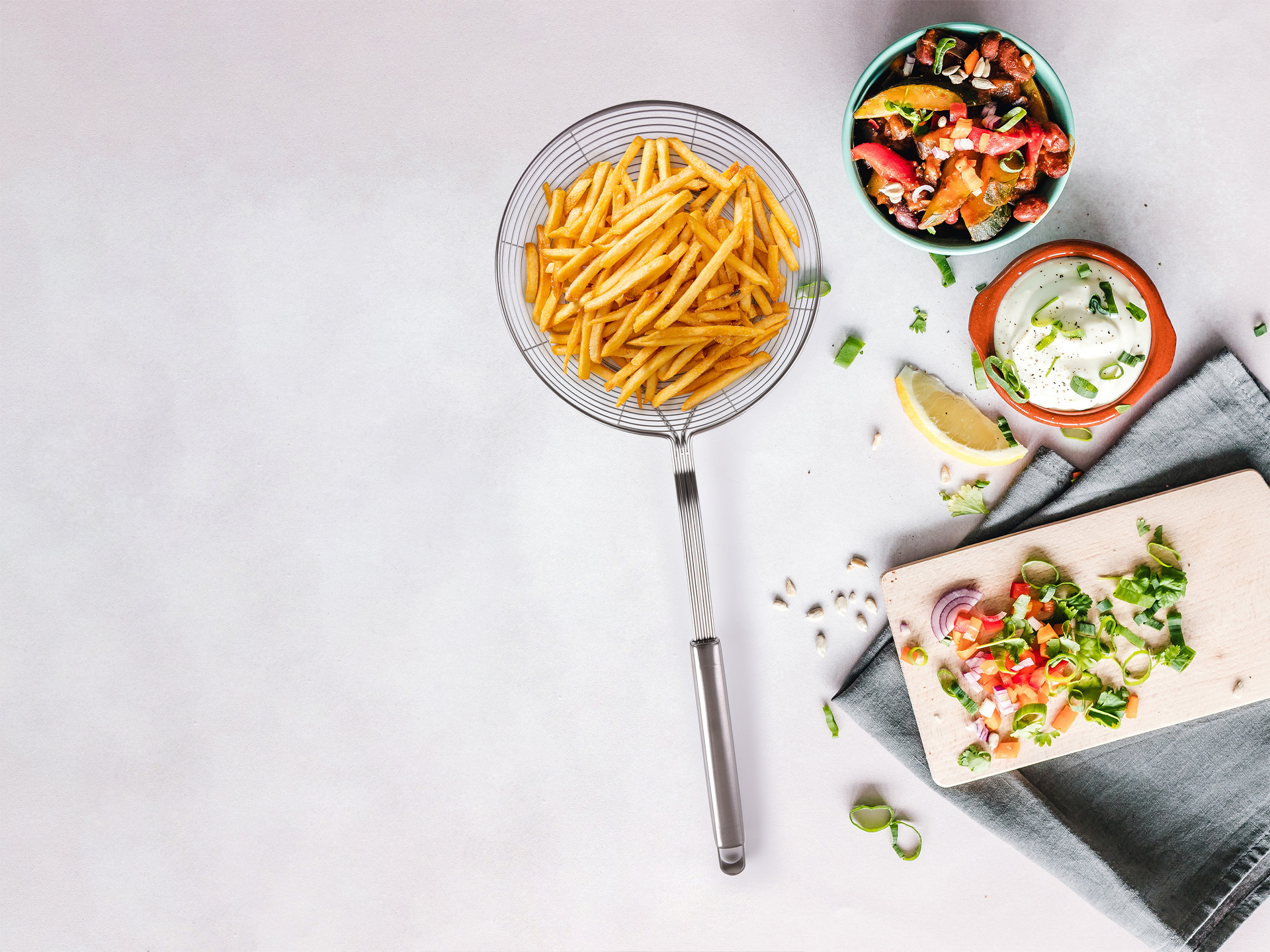 FRITOSITO XXL fritovacie nerezové sito - cedník