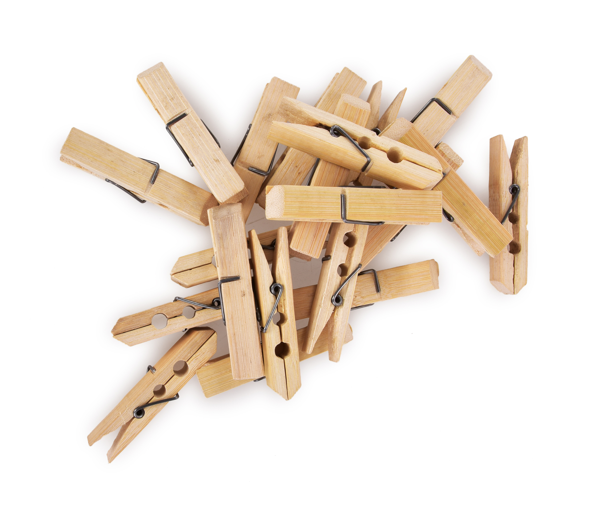 GoEco® 20 ks bambusové štipce na bielizeň