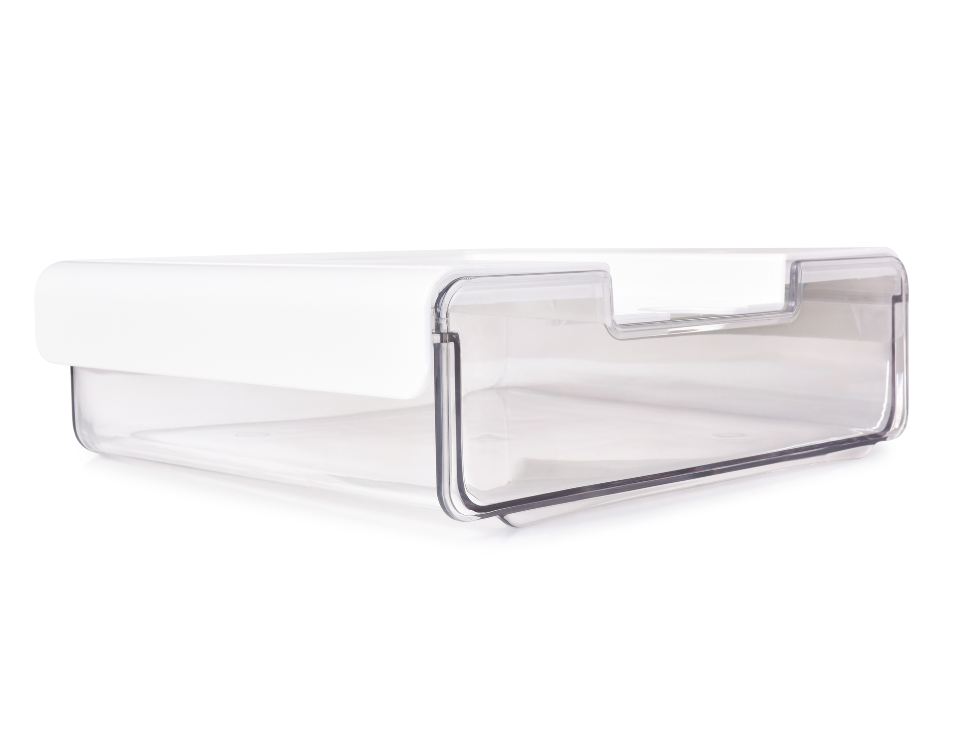 Dedra 23 cm výsuvný transparentní šuplík do chladničky, Chlaďšuplík