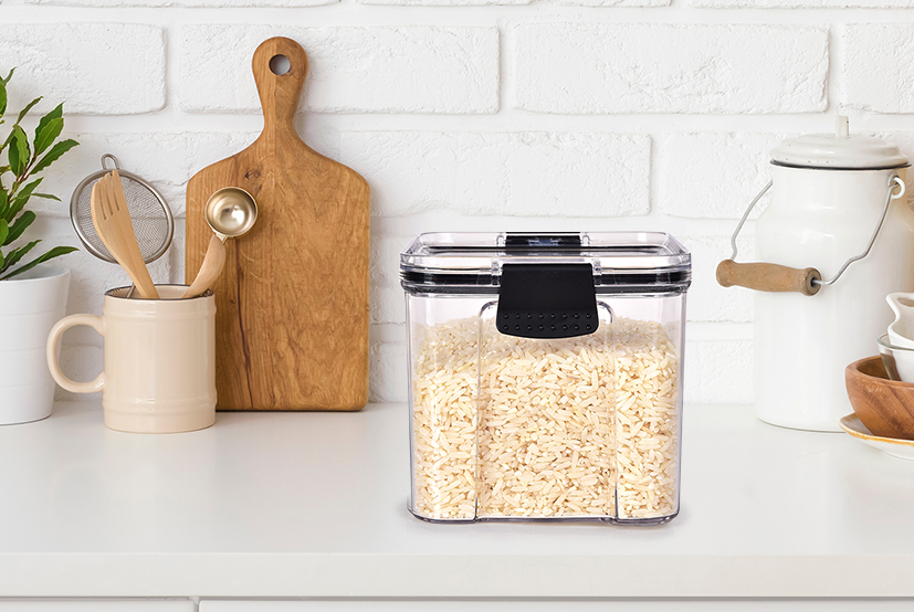 HERMETIC dóza na sypké potraviny 700 ml so silikónovým tesnením