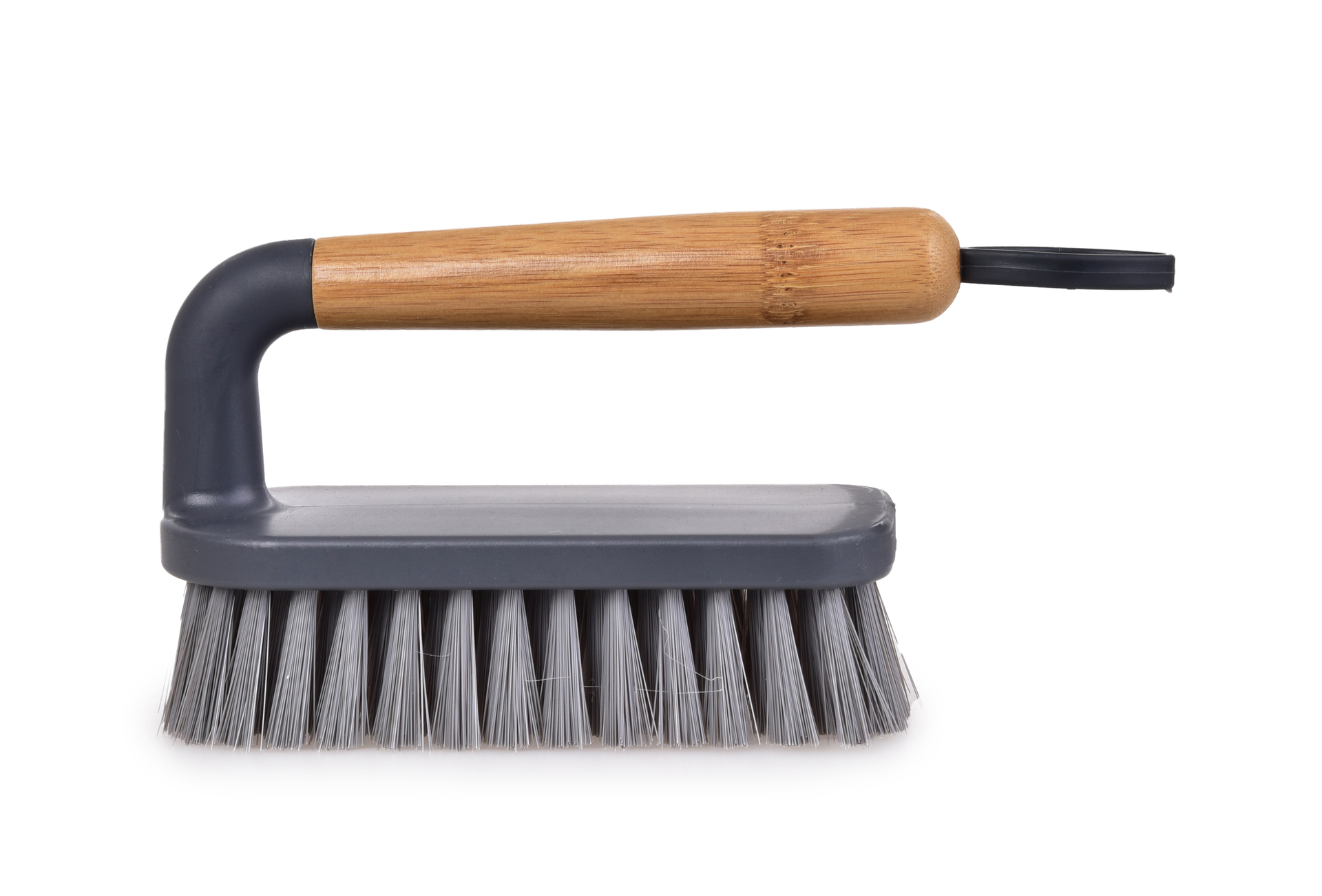 GoEco® BAMBOO kefa na čistenie a upratovanie typ žehlička s bambusovou rukoväťou