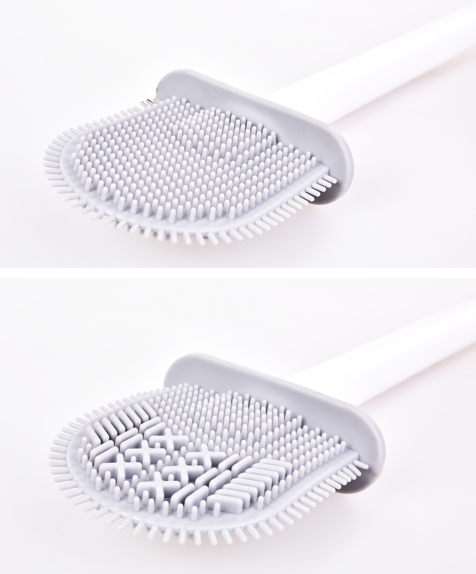 GoEco® plochá WC kefa so silikónovými štetinami