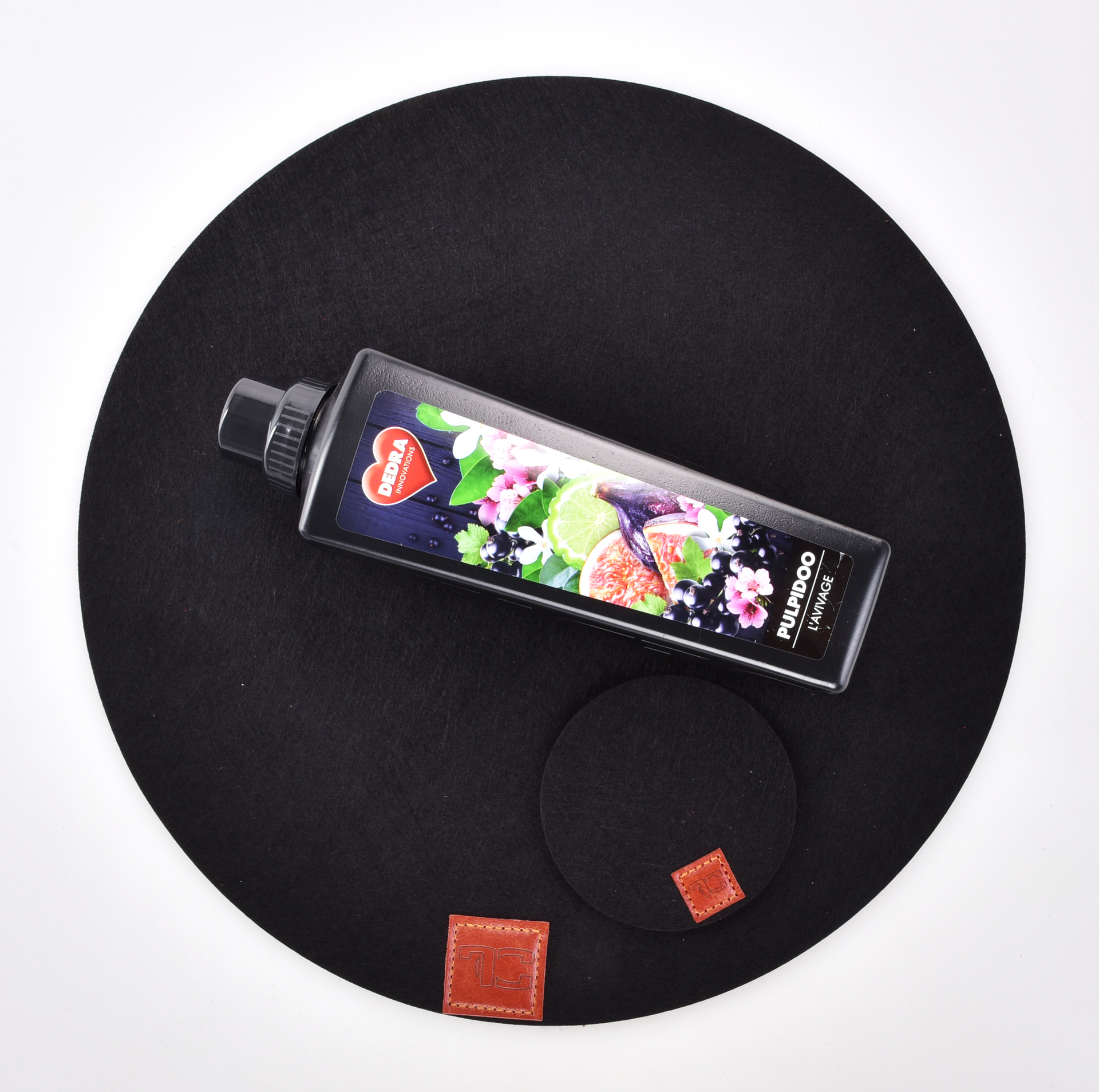 GoEco® sada 12 ks okrúhlych prestieraní z plsti (filcu)