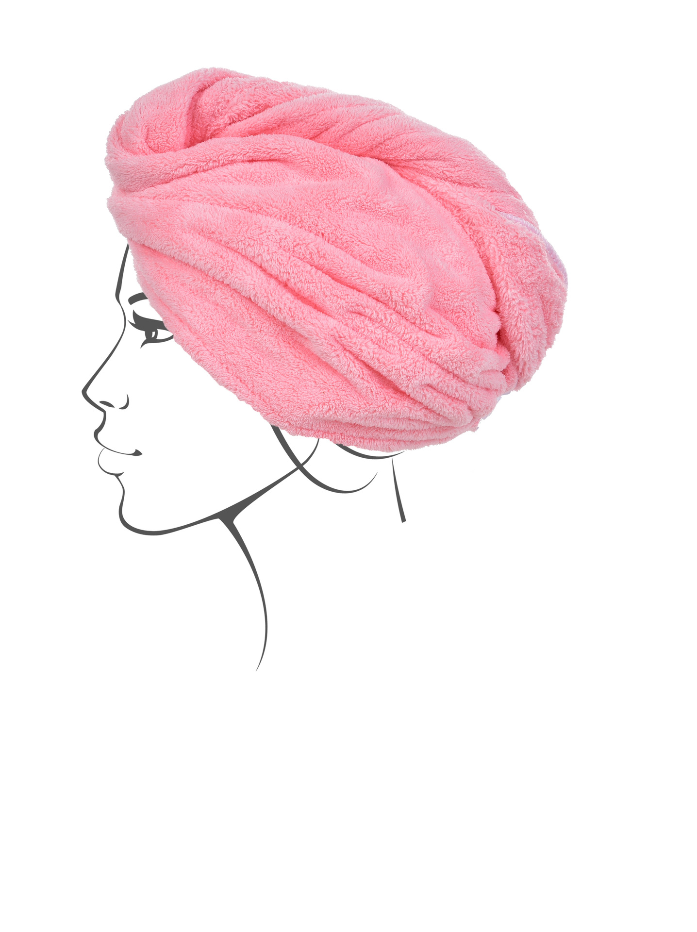 SPA XL turban na vysúšanie vlasov