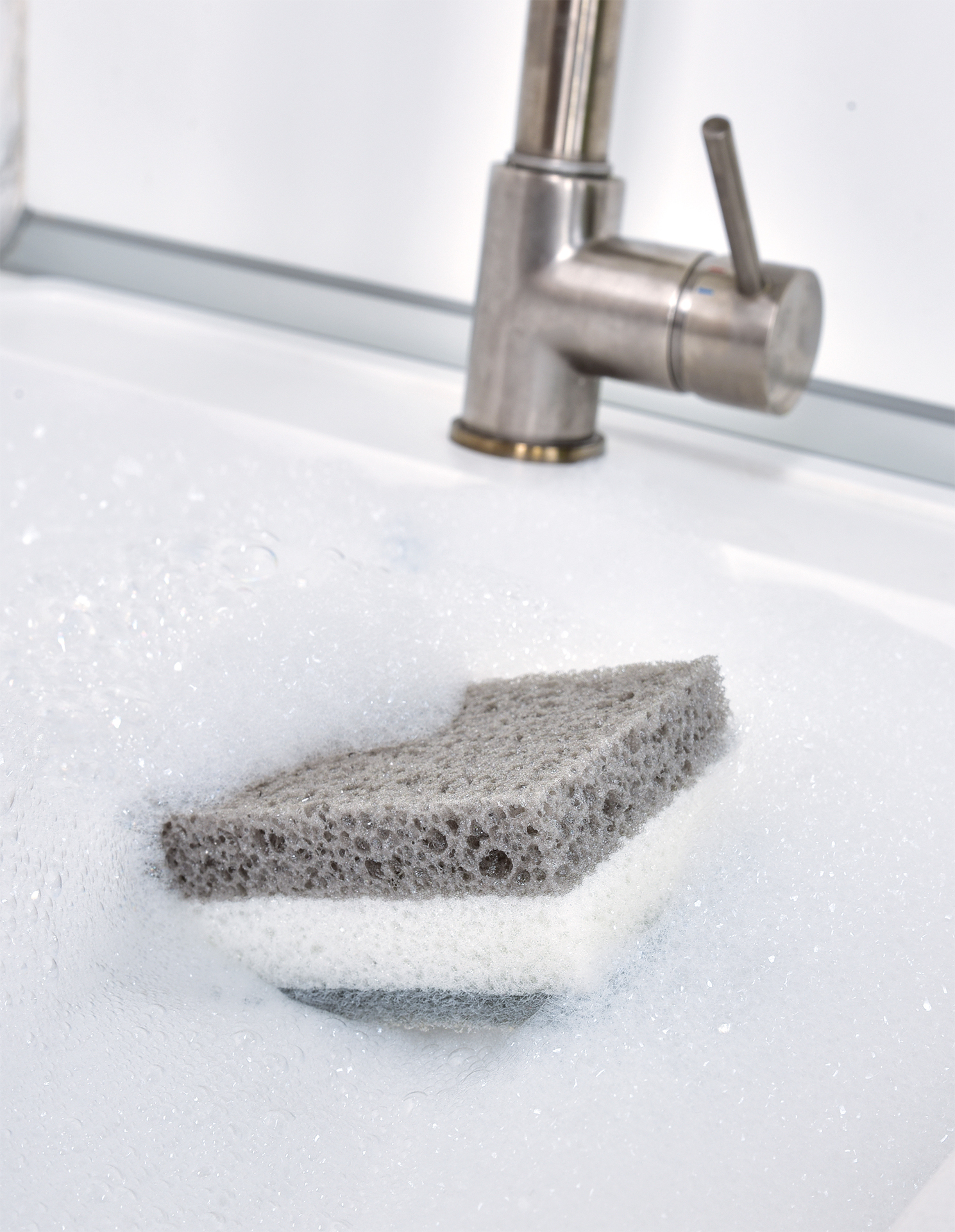 SHINEX 5 ks univerzálne kuchynské hubky s drsnou stranou