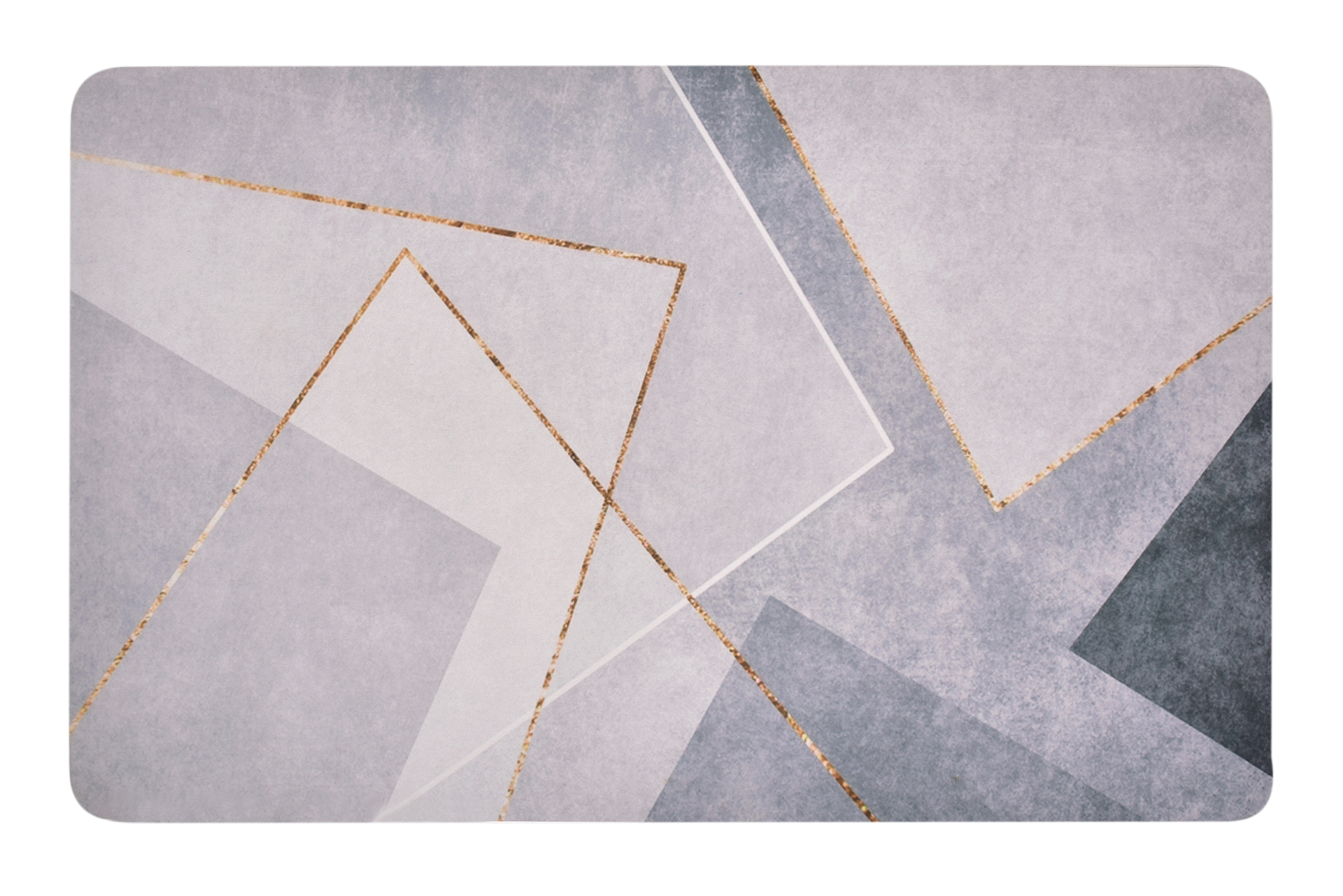 ULTRACHONNY diatomitowy dywanik azienkowy, 60 x 90 cm szaro-zoty