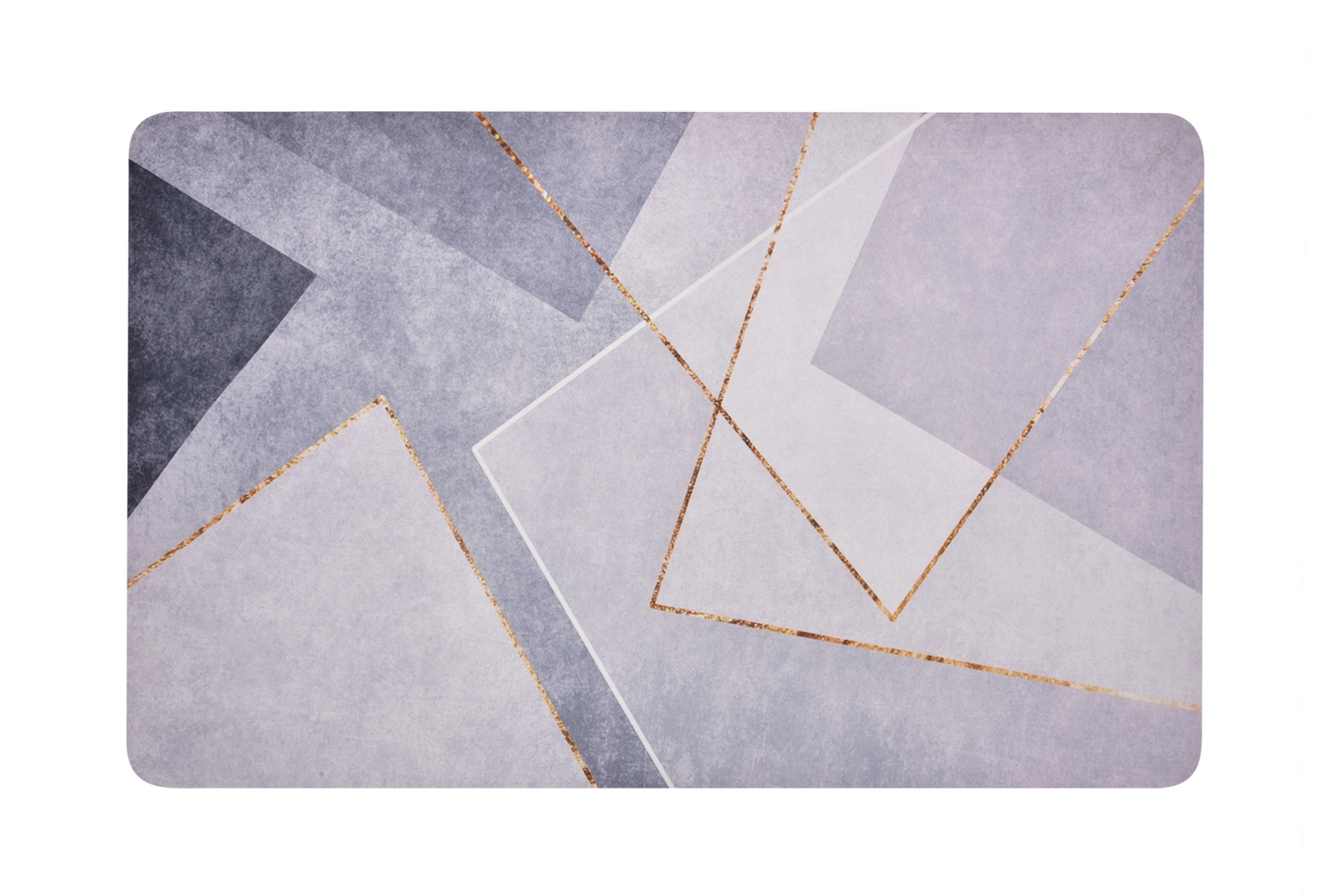 ULTRACHONNY diatomitowy dywanik azienkowy, 50 x 80 cm szaro-zoty