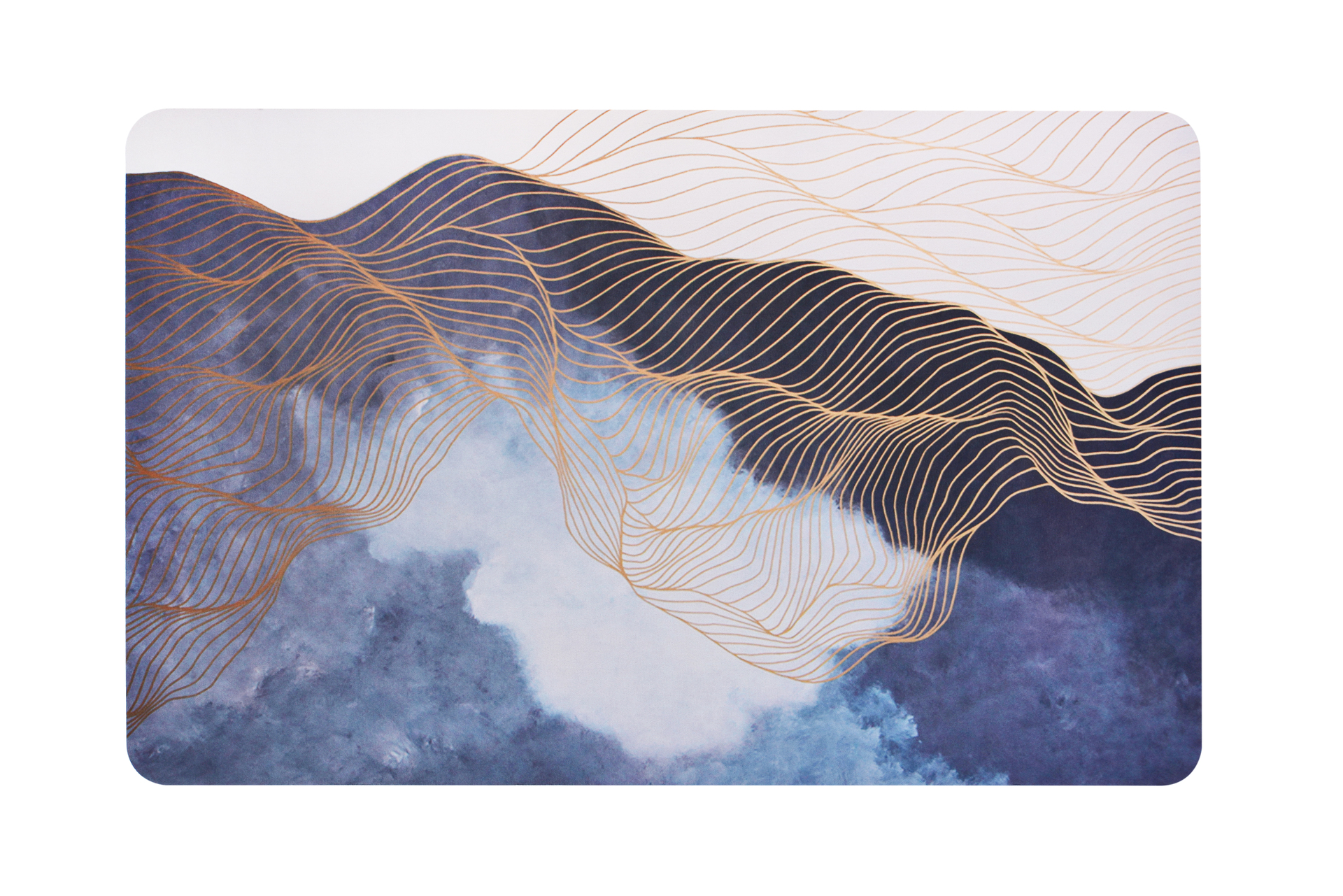 ULTRACHONNY diatomitowy dywanik azienkowy, 50 x 80 cm niebiesko-szary marmur