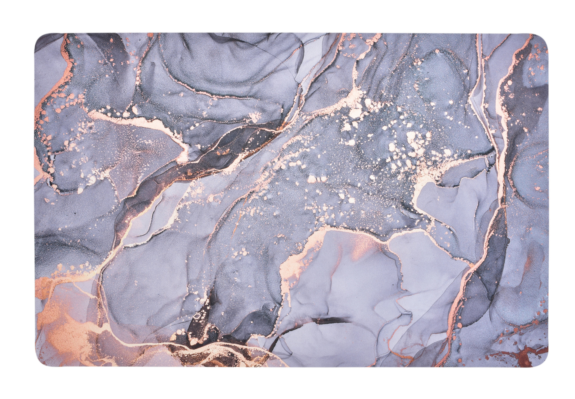 ULTRACHONNY diatomitowy dywanik azienkowy, 60 x 90 cm antracytowo-zoty marmur