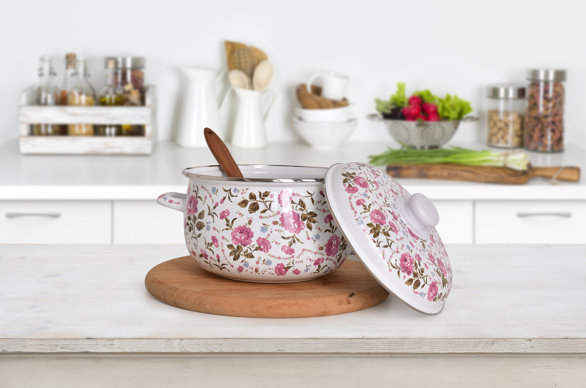 RUSTICAL 10 dielna sada smaltovaných hrubostenných hrncov s pokrievkami