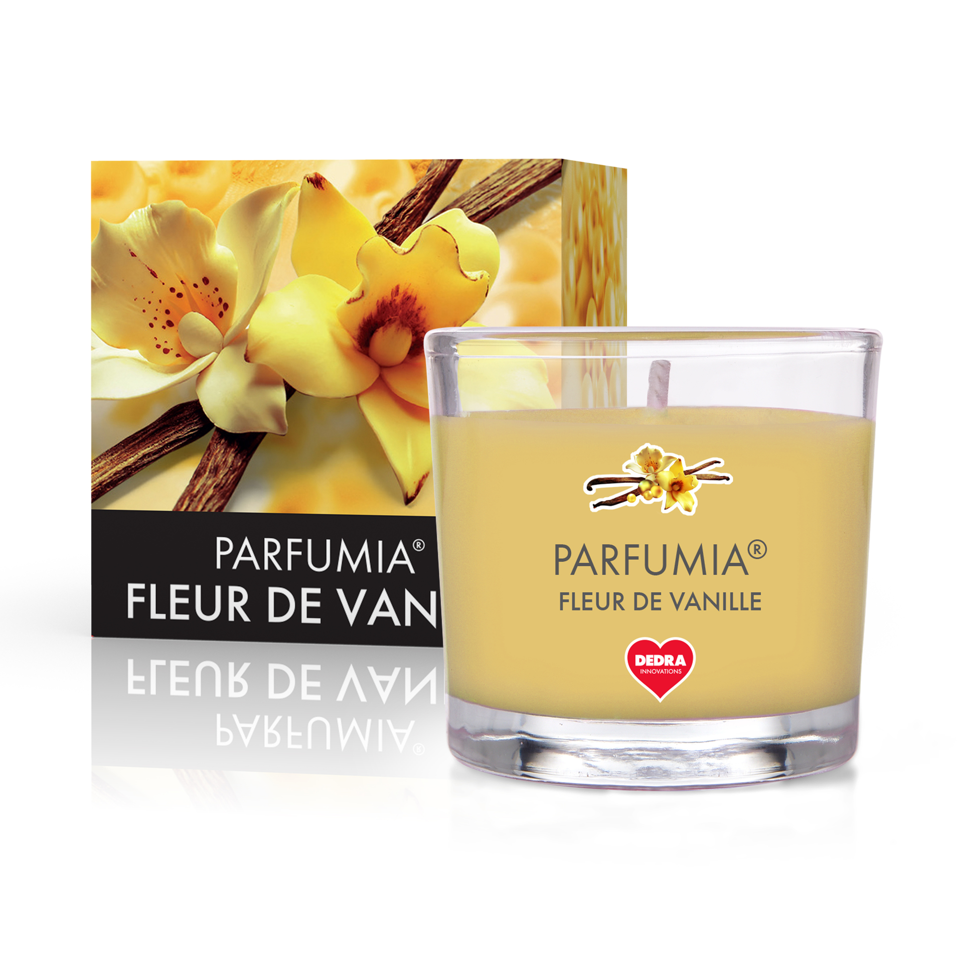 55 ml votivní sójová eko-svíce, Fleur de vanille, Parfumia