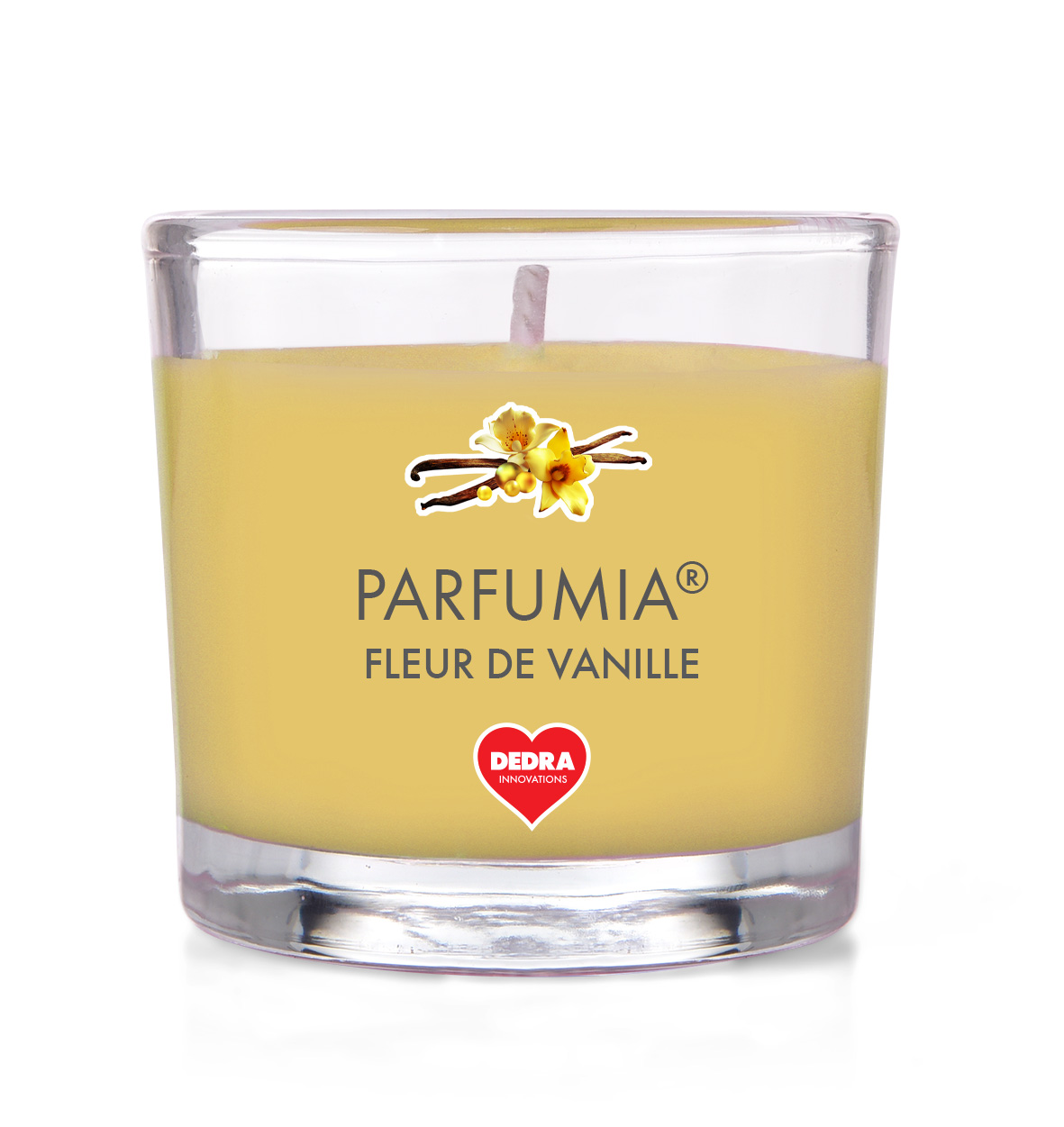 Votívna sójová vonná EKO sviečka PARFUMIA® FLEUR DE VANILLE