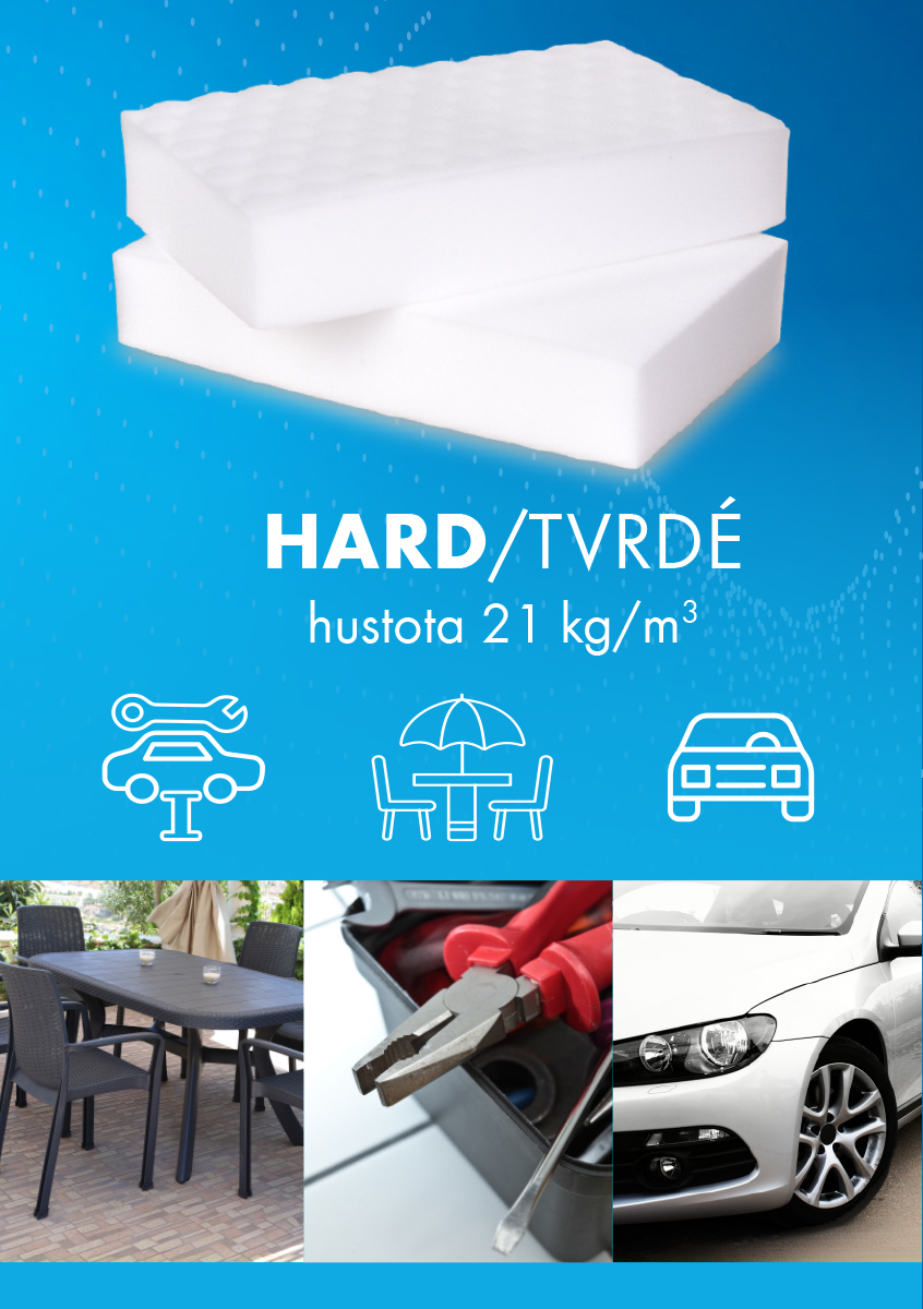 NANOX® 2 ks tvrdé nano hubky na upratovanie