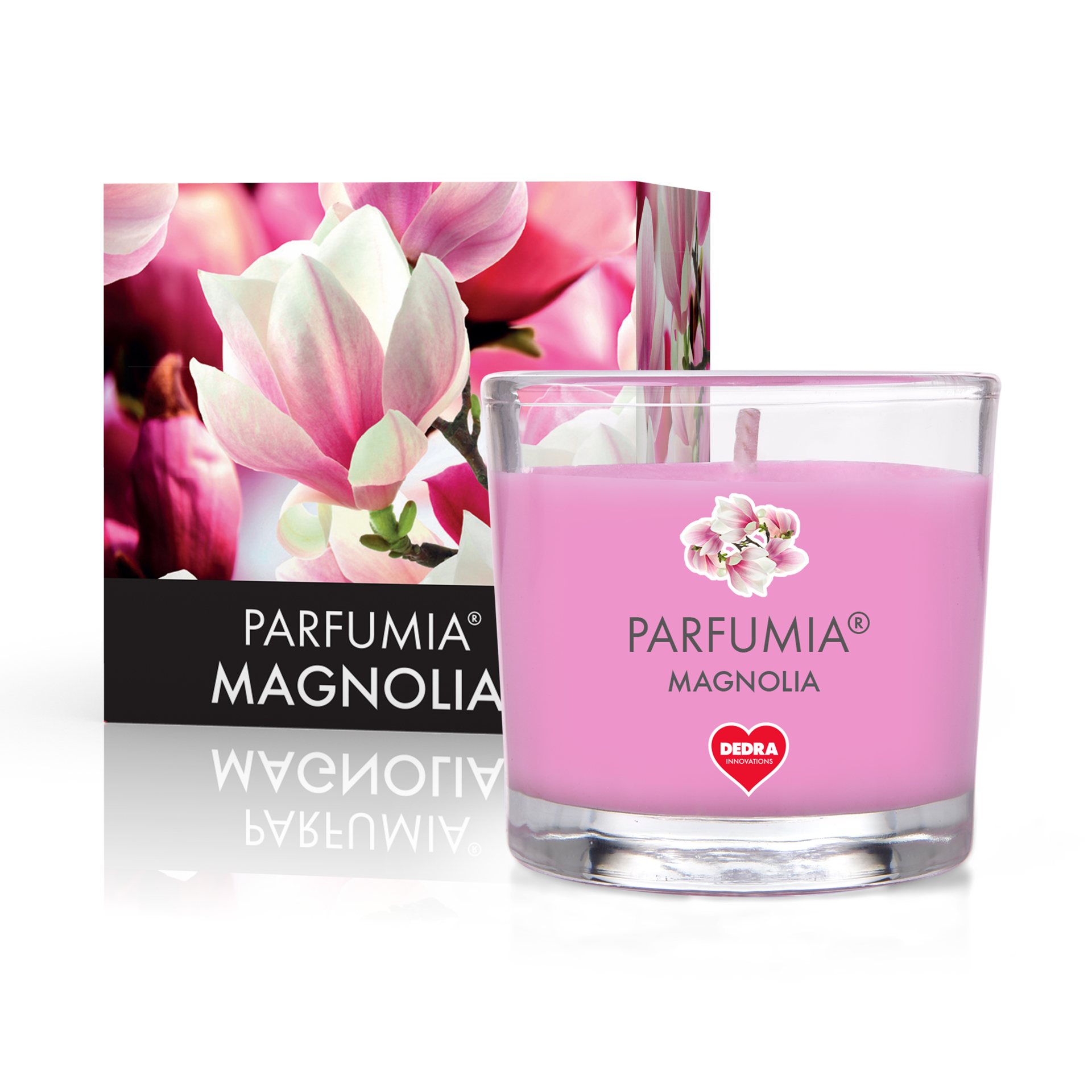 55 ml votivní sójová eko-svíce, Magnolia, Parfumia