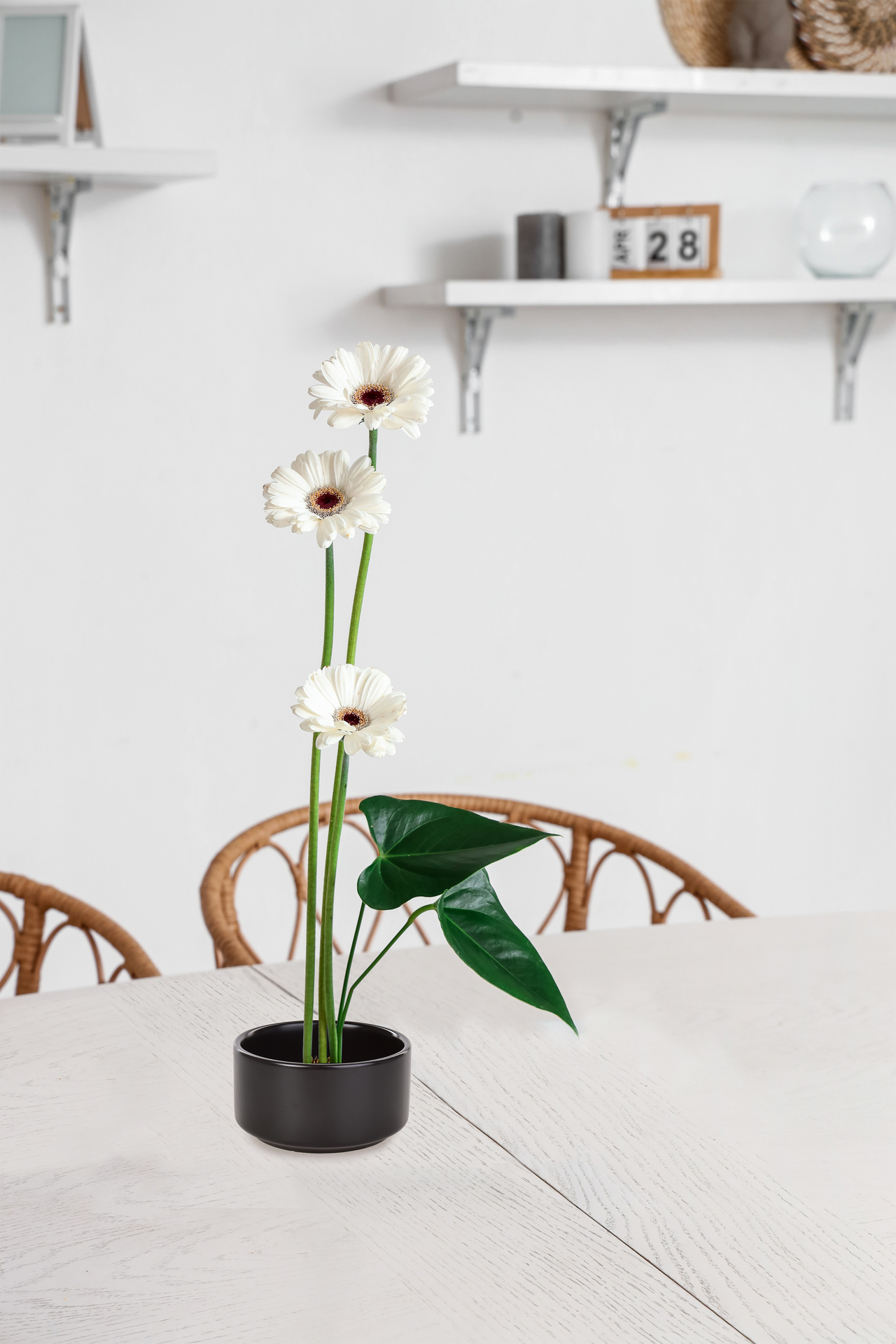 IKEBANA keramická misa na sviečky a kvetinové aranžmá