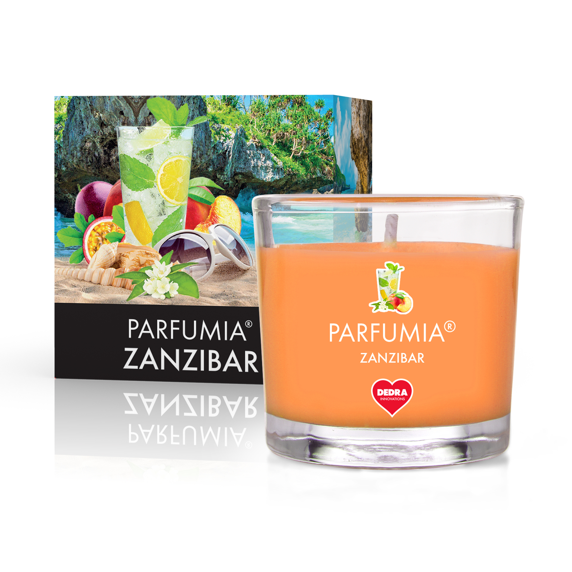 55 ml votivní sójová eko-svíce, ZANZIBAR, PARFUMIA®