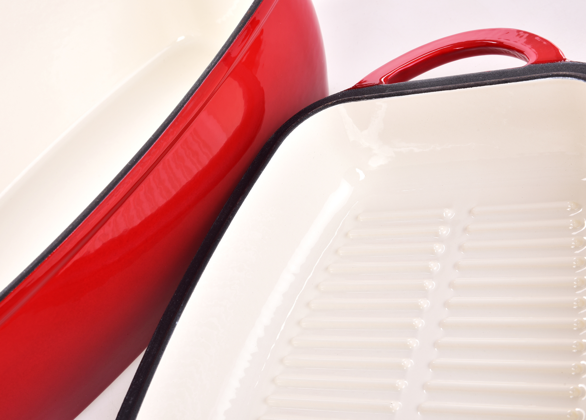 MASSIVE veľký liatinový pekáč 2v1 s grilovacím vekom