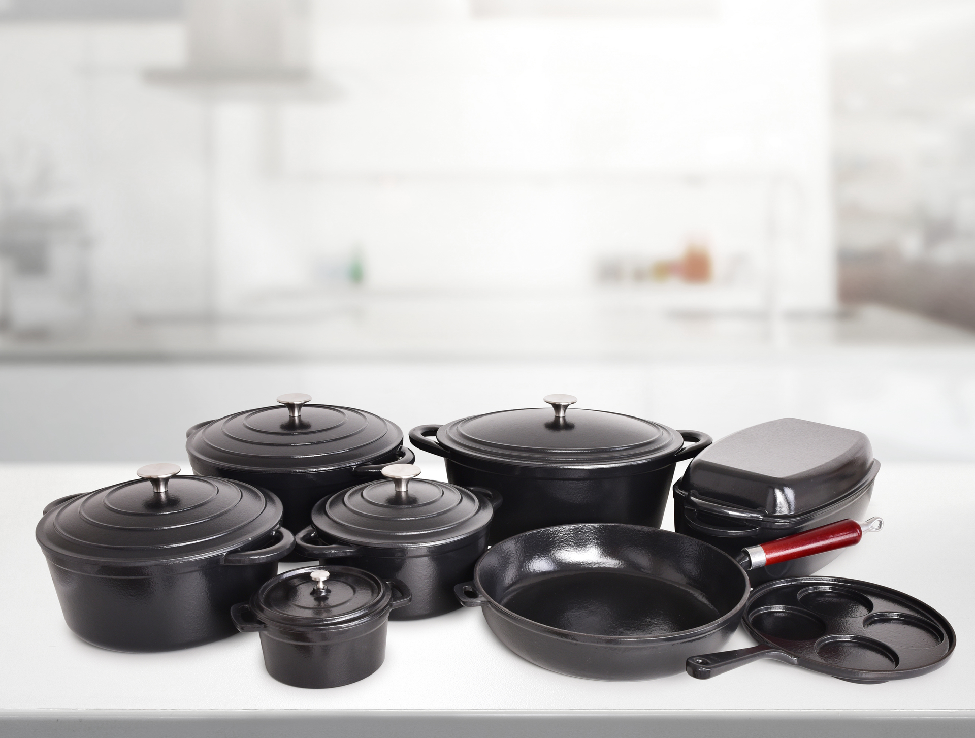 MASSIVE veľký liatinový pekáč 2v1 s grilovacím vekom